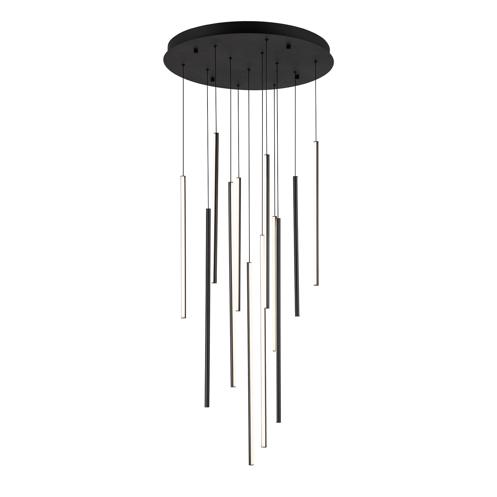 Glowlings 12/18-Licht Moderne Zylinder Linear LED Pendelleuchte für Treppenhaus