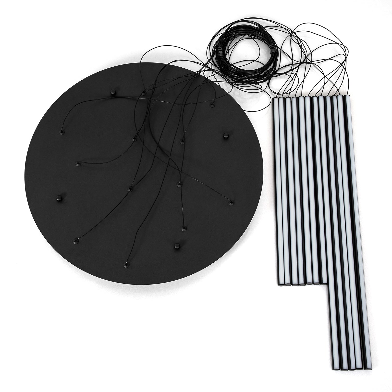 Glowlings 12/18-Licht Moderne Zylinder Linear LED Pendelleuchte für Treppenhaus