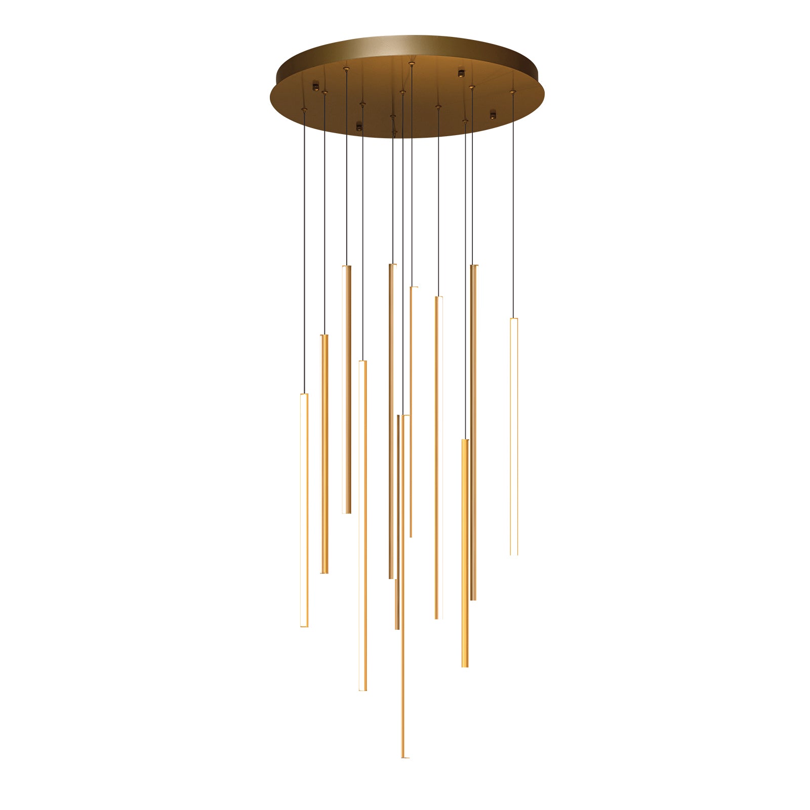 Glowlings 12/18-Licht Moderne Zylinder Linear LED Pendelleuchte für Treppenhaus