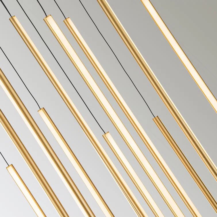 Glowlings 12/18-Licht Moderne Zylinder Linear LED Pendelleuchte für Treppenhaus