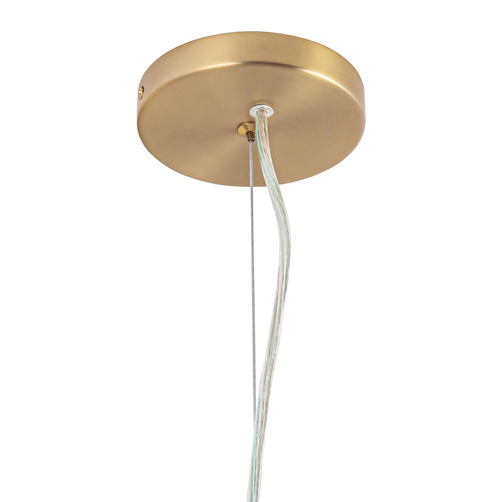 Glowlings Moderner Kronleuchter mit 12 Lichtern, 50,8 cm breit, klares geripptes Glas