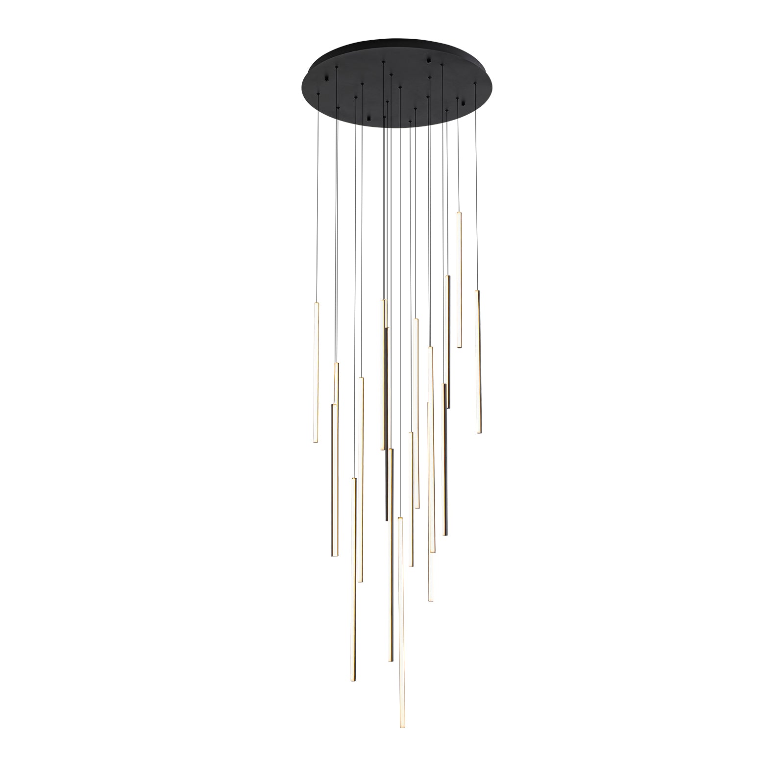 Glowlings 12/18-Licht Moderne Zylinder Linear LED Pendelleuchte für Treppenhaus