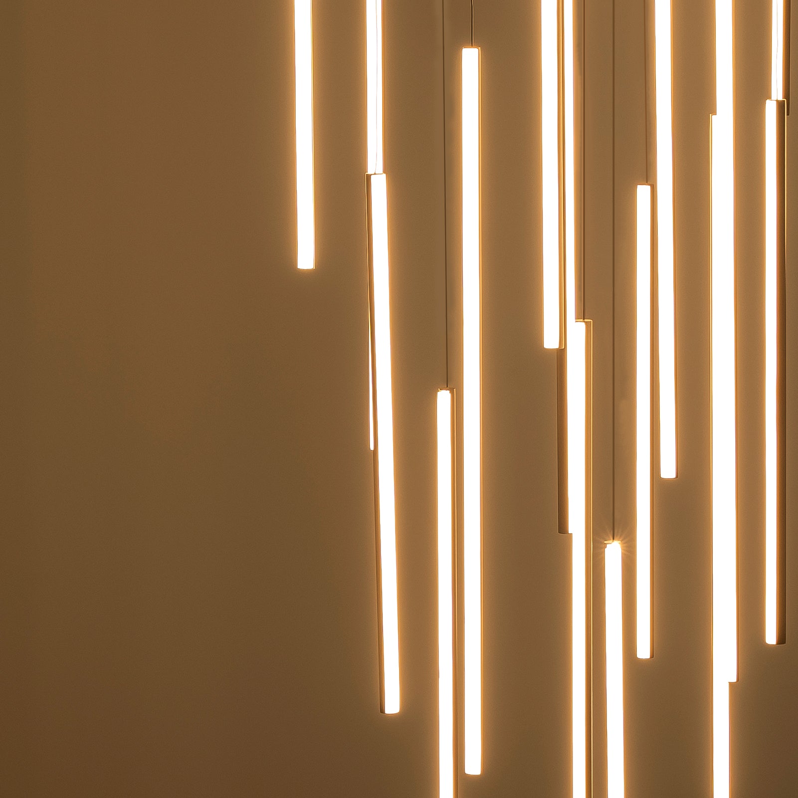 Glowlings 12/18-Licht Moderne Zylinder Linear LED Pendelleuchte für Treppenhaus