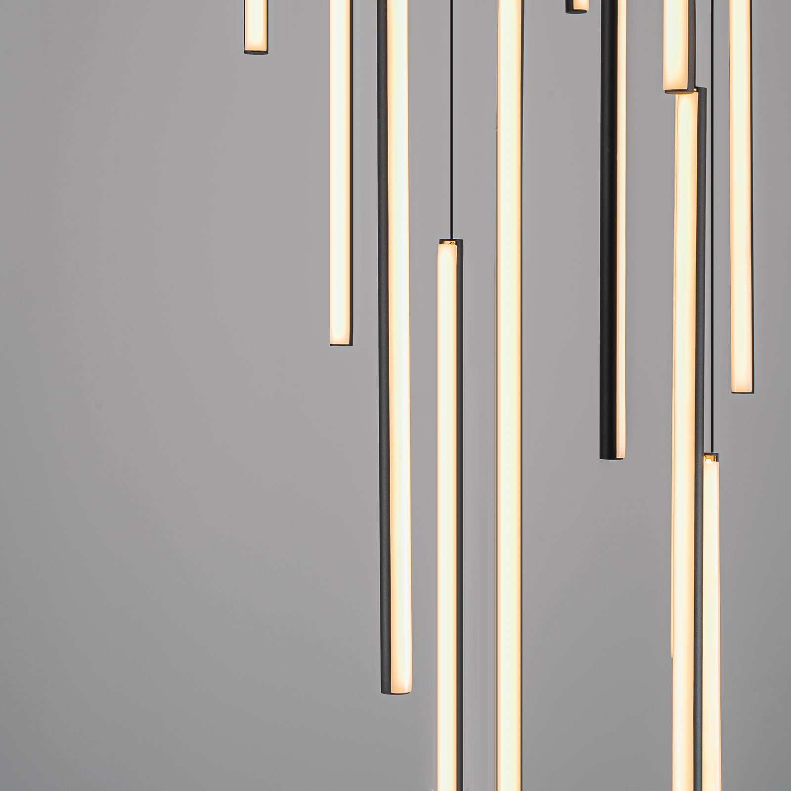 Glowlings 12/18-Licht Moderne Zylinder Linear LED Pendelleuchte für Treppenhaus
