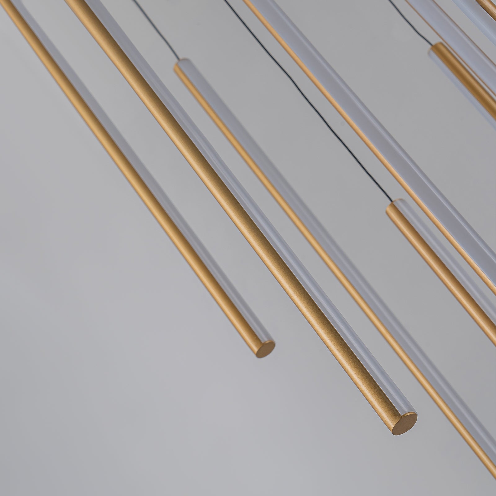 Glowlings 12/18-Licht Moderne Zylinder Linear LED Pendelleuchte für Treppenhaus