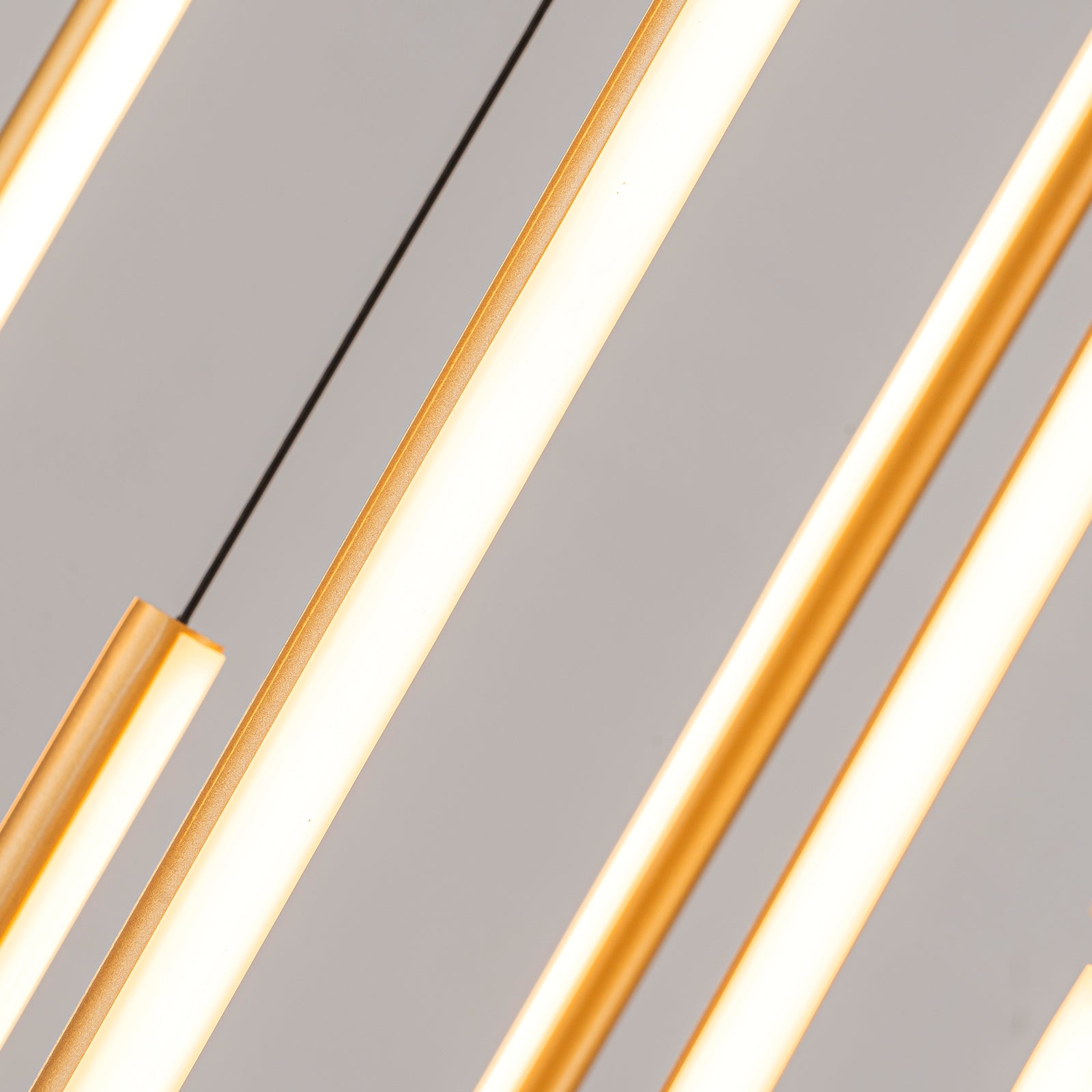 Glowlings 12/18-Licht Moderne Zylinder Linear LED Pendelleuchte für Treppenhaus