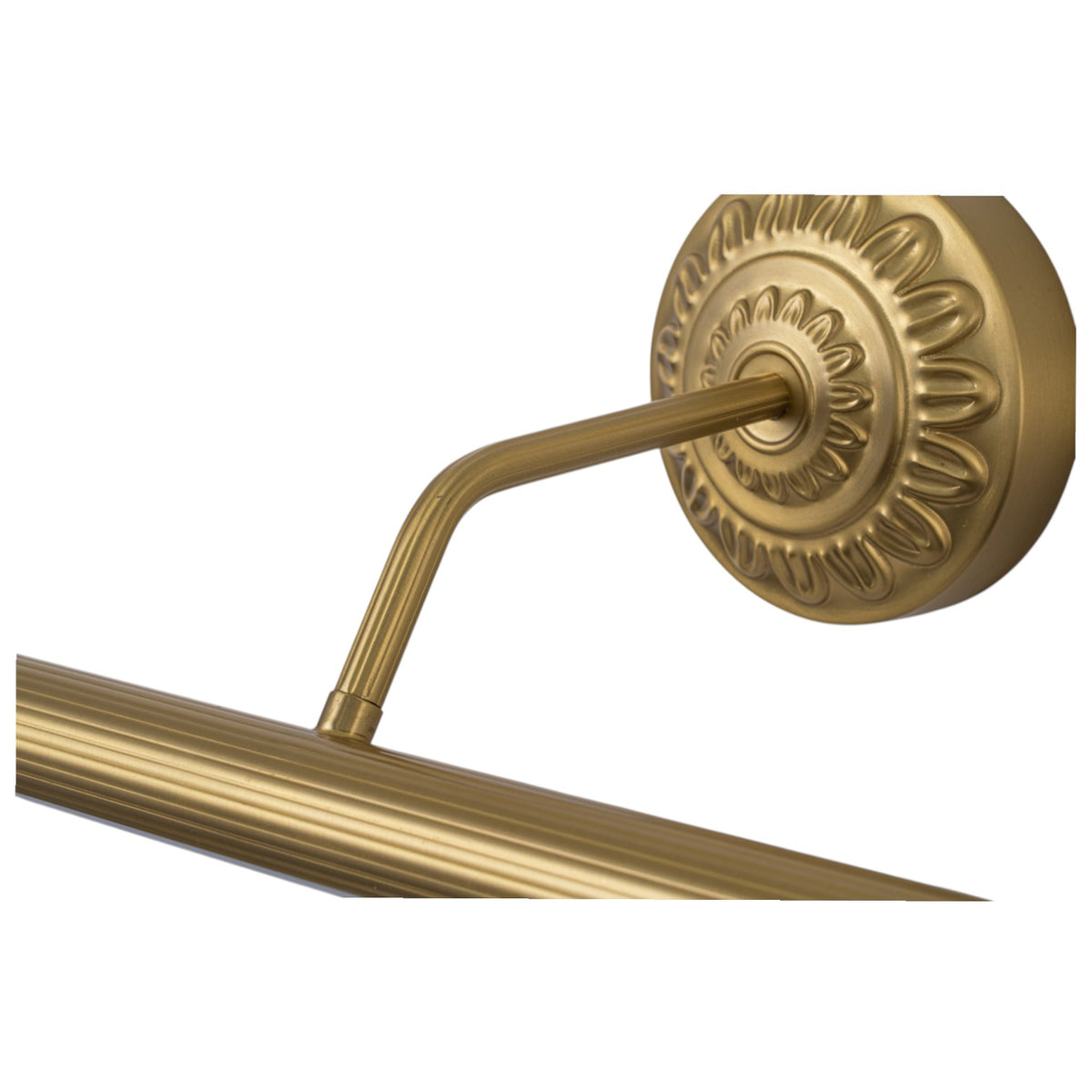 Glowlings 1-Light Antique Brass LED Picture Light, Dimmable Wall Mounted Art Light Sconce for Paintings Gallery Display