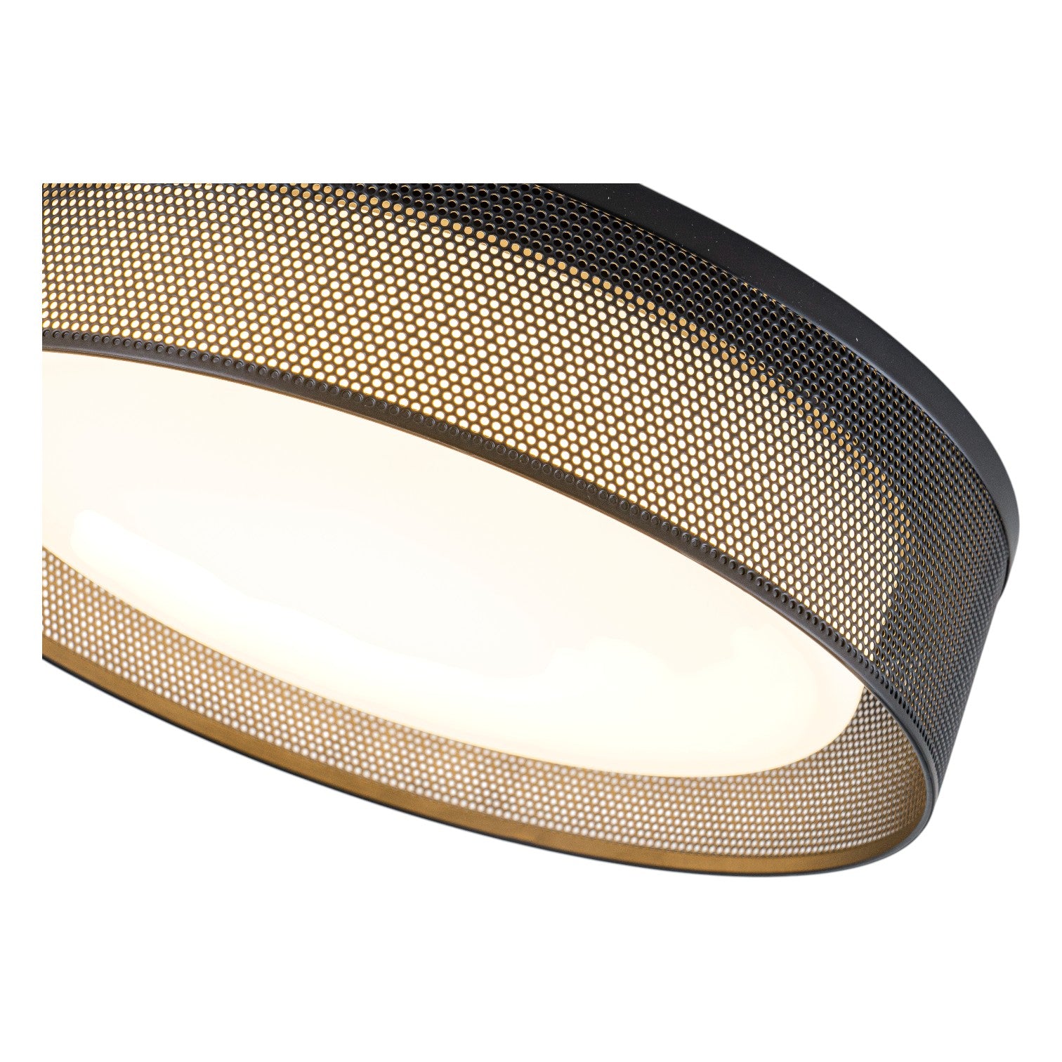 Glowlings 1-Light Modern 13"Wide Black Round LED Flush Mount with 5-CCT Selectable Switch