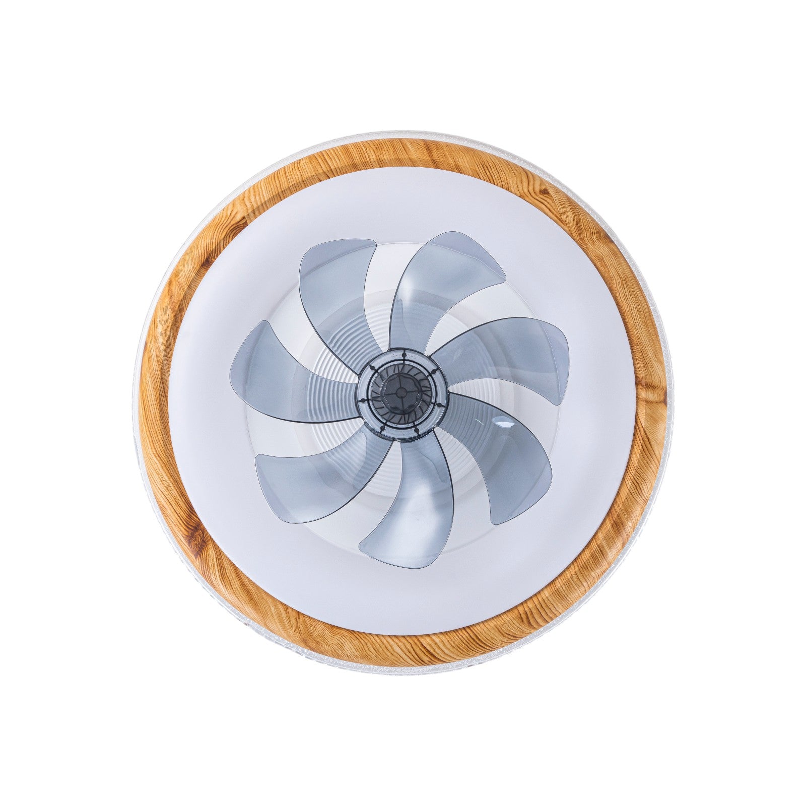 Glowlings 1-Light Modern Dimmable Wood LED Smart Ceiling Fan with Light