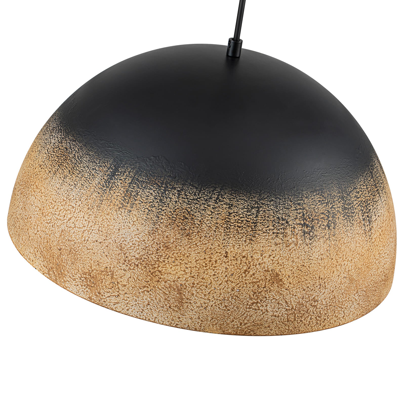 Glowlings 1-flammige, moderne Pendelleuchte mit Kuppel, 40,6 cm breit, Sandy Mud, Inselleuchte