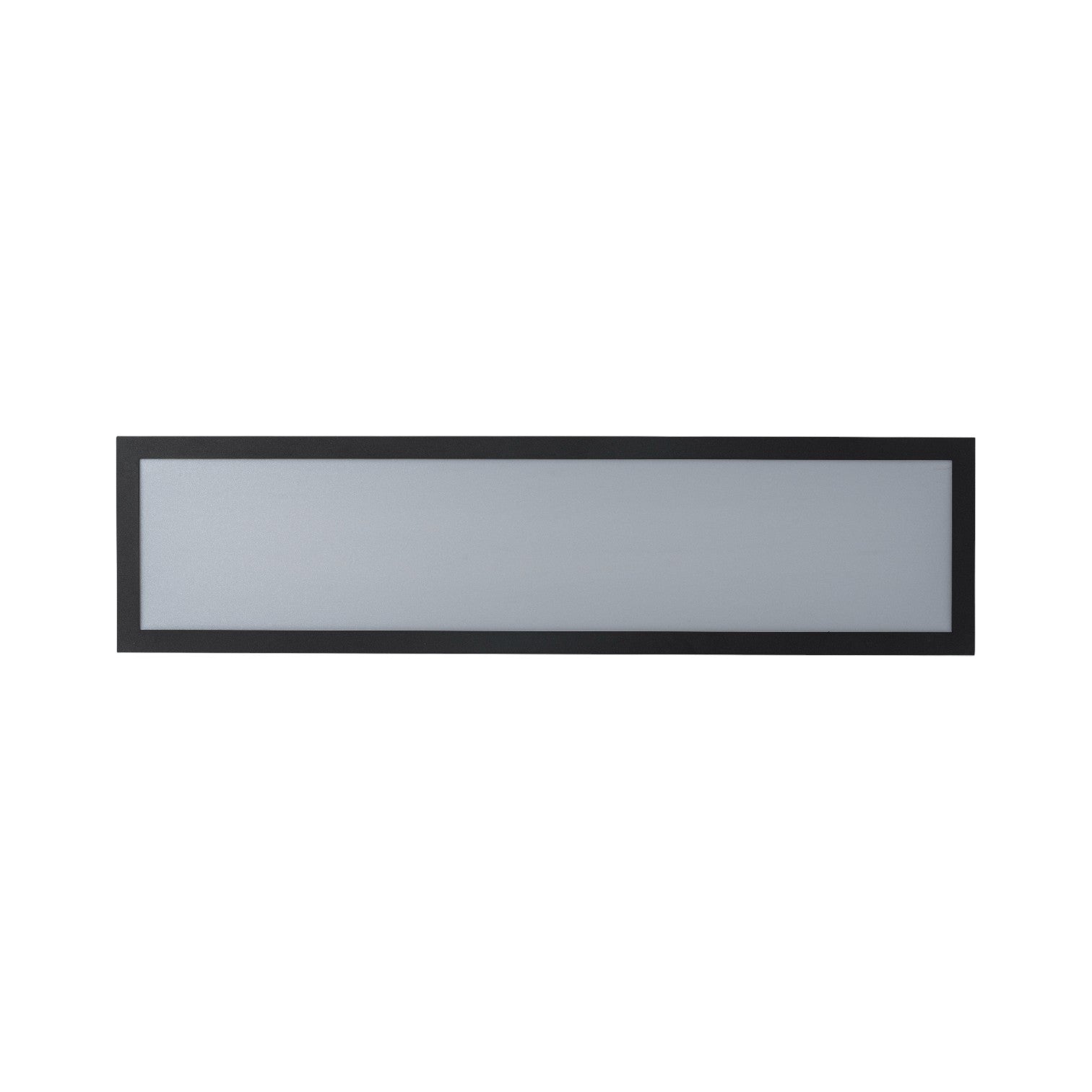 Glowlings 1-Light Farmhouse 32"Wide Linear Low Profile Rectangular Wood LED Flush Mount Ceiling Light