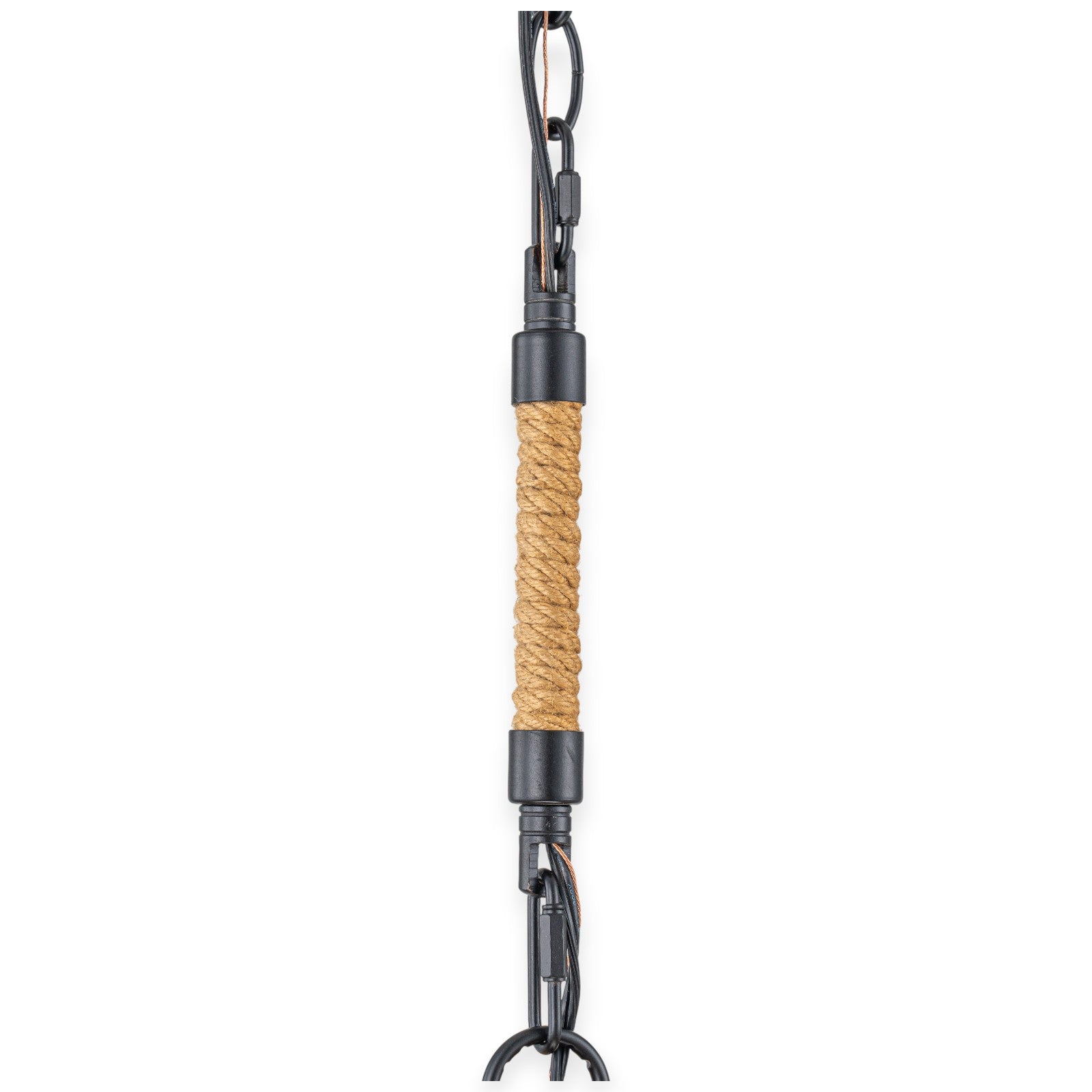 Glowlings 1-Light Farmhouse 12"Wide Natural Hand-Woven Rattan Rope Cone Pendant Light