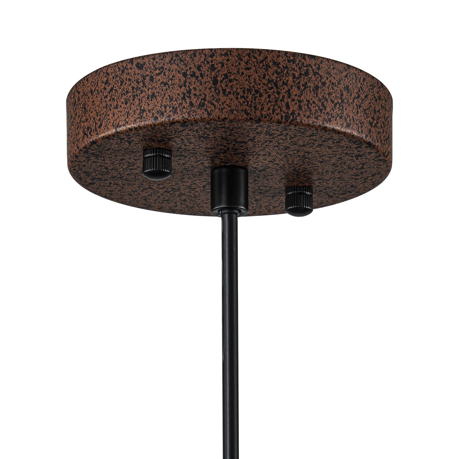 Glowlings 1-flammige Farmhouse Rusty Hammered Small Dome Kupfer-Pendelleuchte