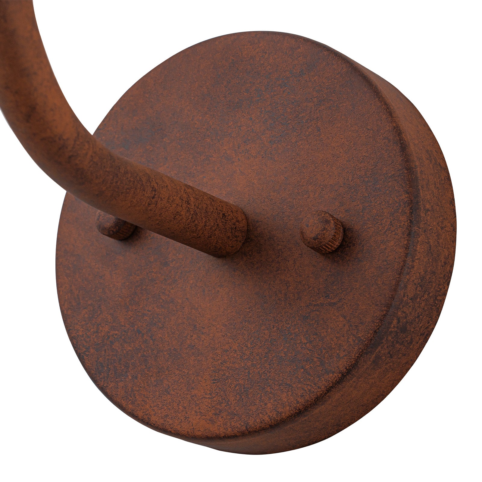 Glowlings 1-Light Industrial 12"Wide Antique Brown Rust Dome Wall Sconce