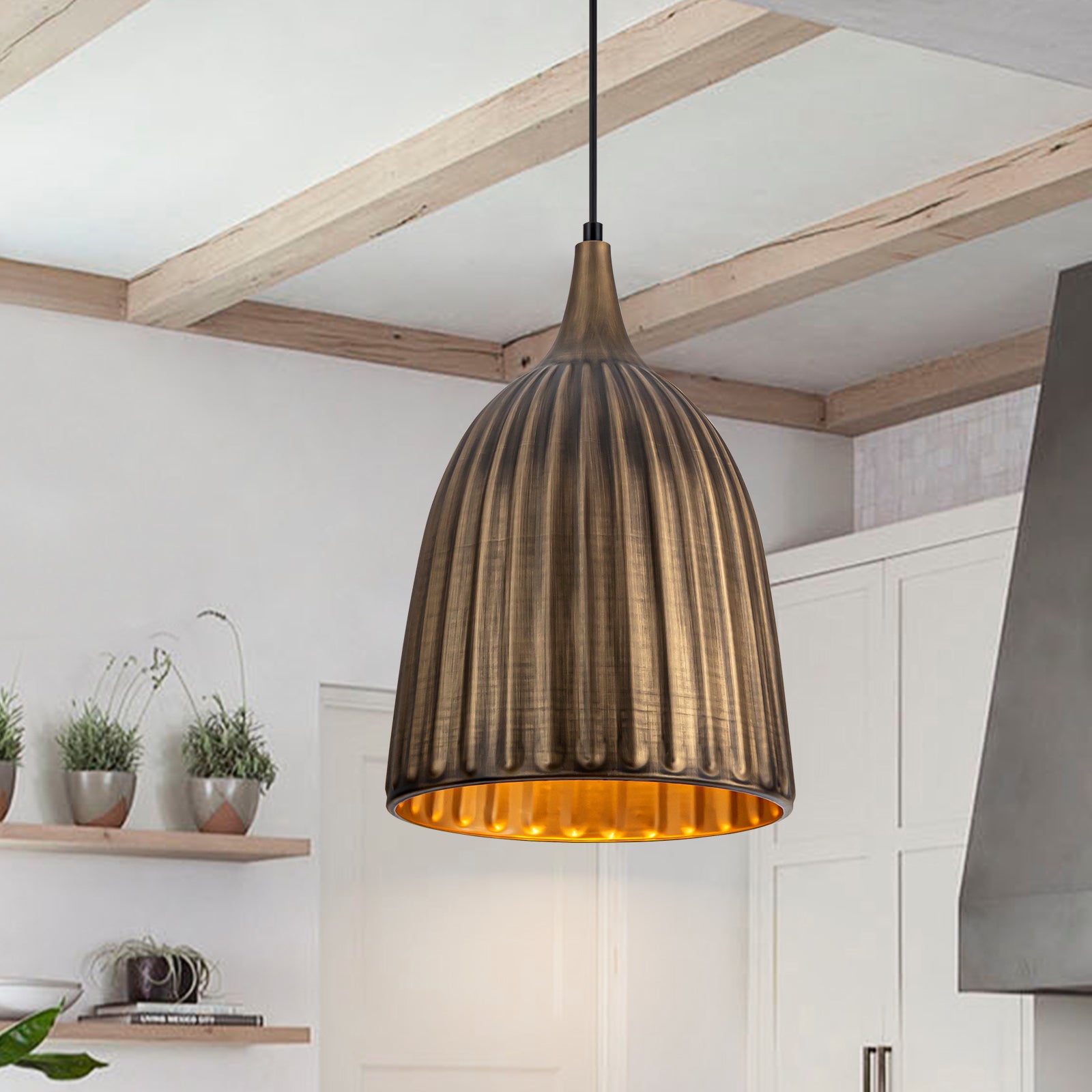 Antique brass kitchen island lighting online