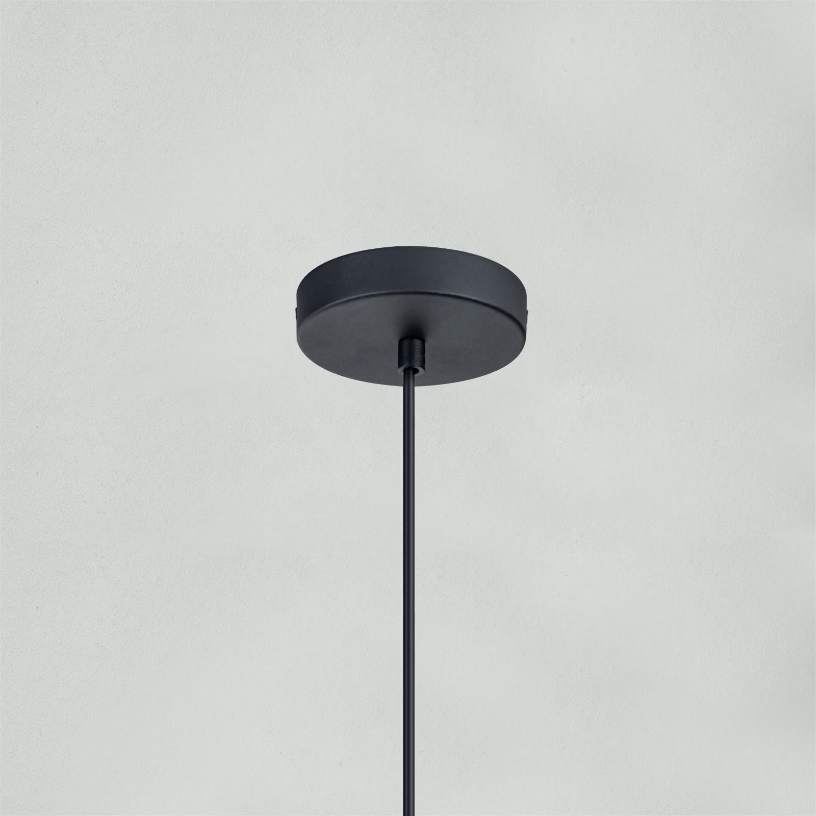 Glowlings 1-Light Modern 26"Wide Large Metal Cone Black Dome Pendant Light