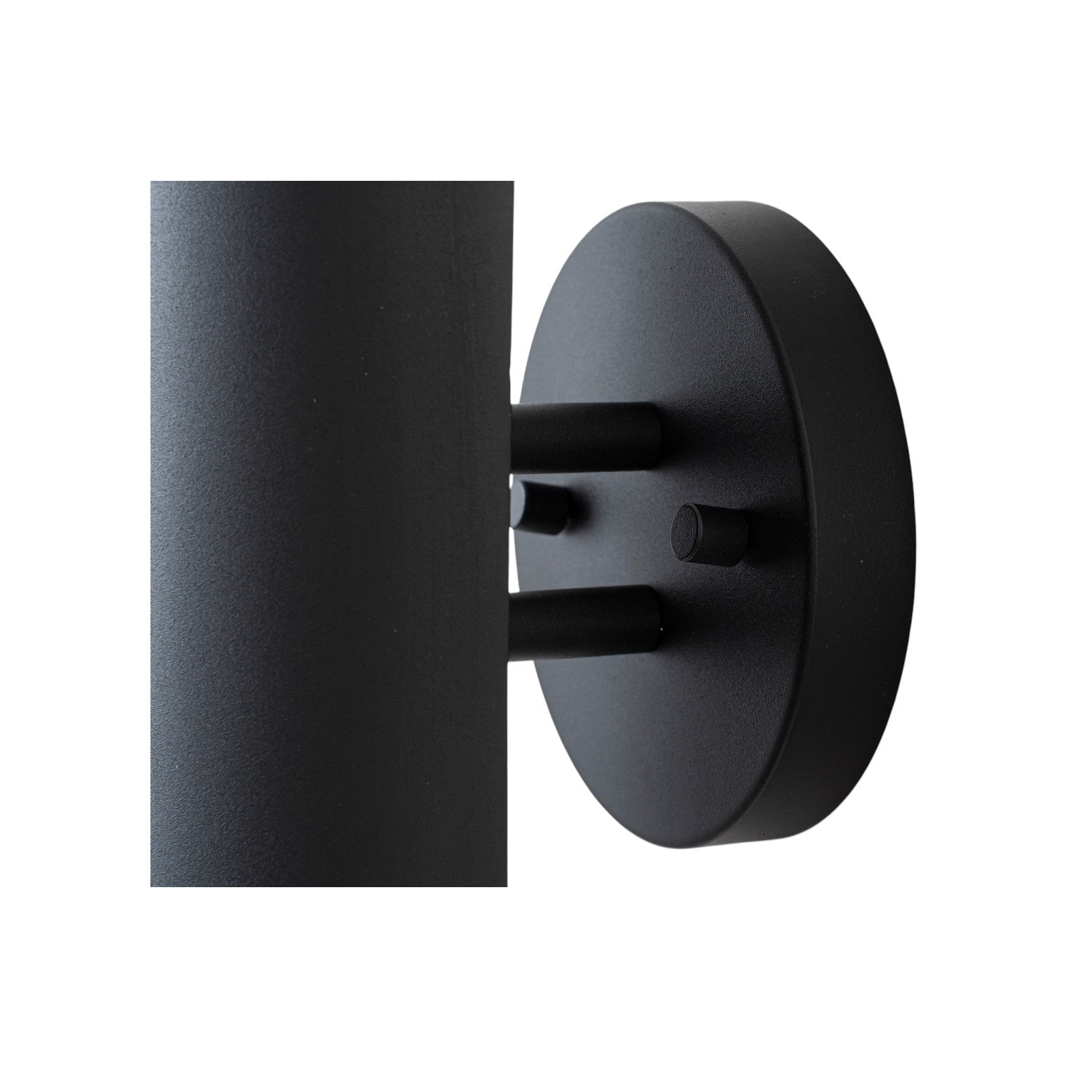 Glowlings 1-Light Modern Minimalist 16"High IP54 Matte Black Pill-Shaped LED Outdoor Wall Sconce