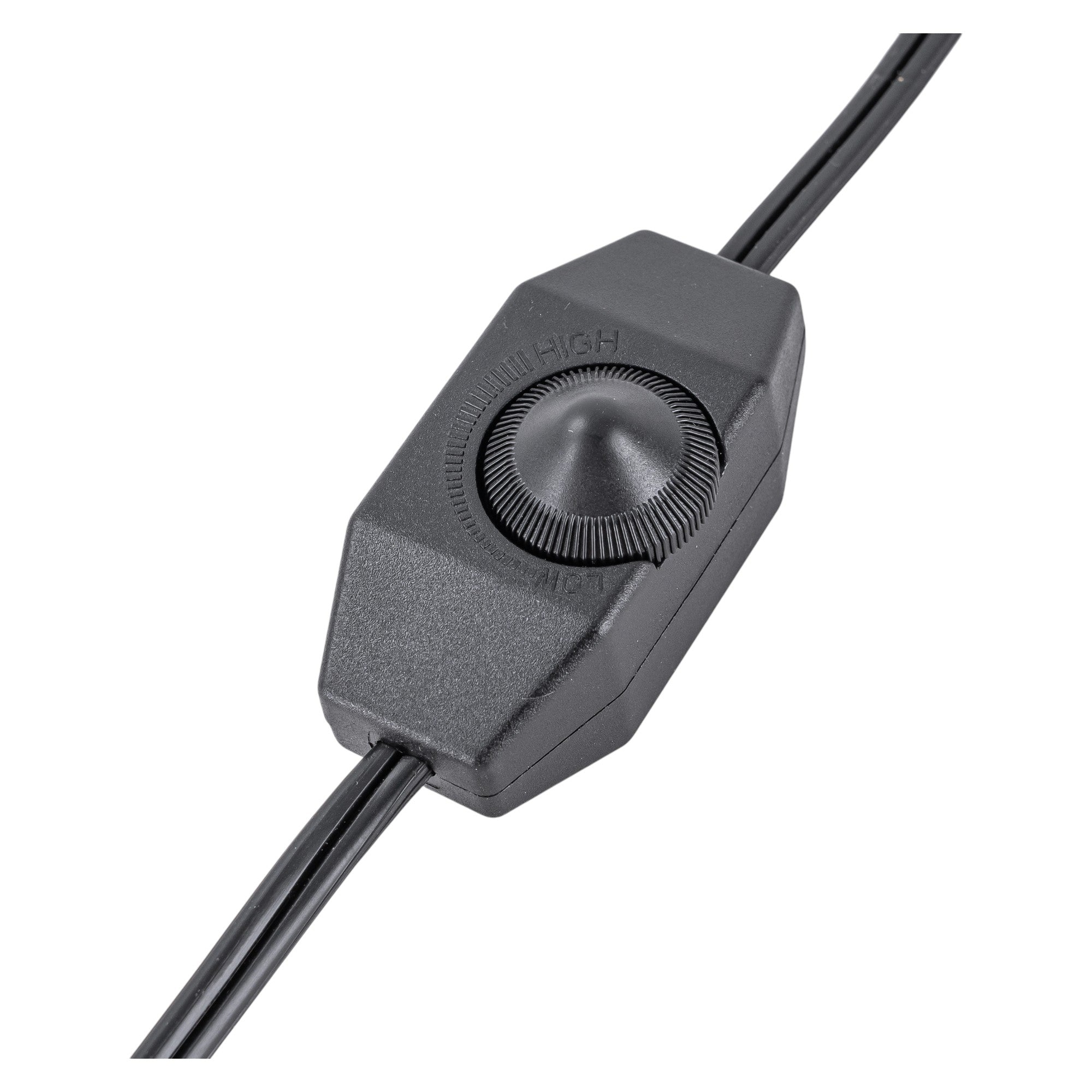 Glowlings 1-Light Modern Beige Natural Stone Fabric Side Table Lamp