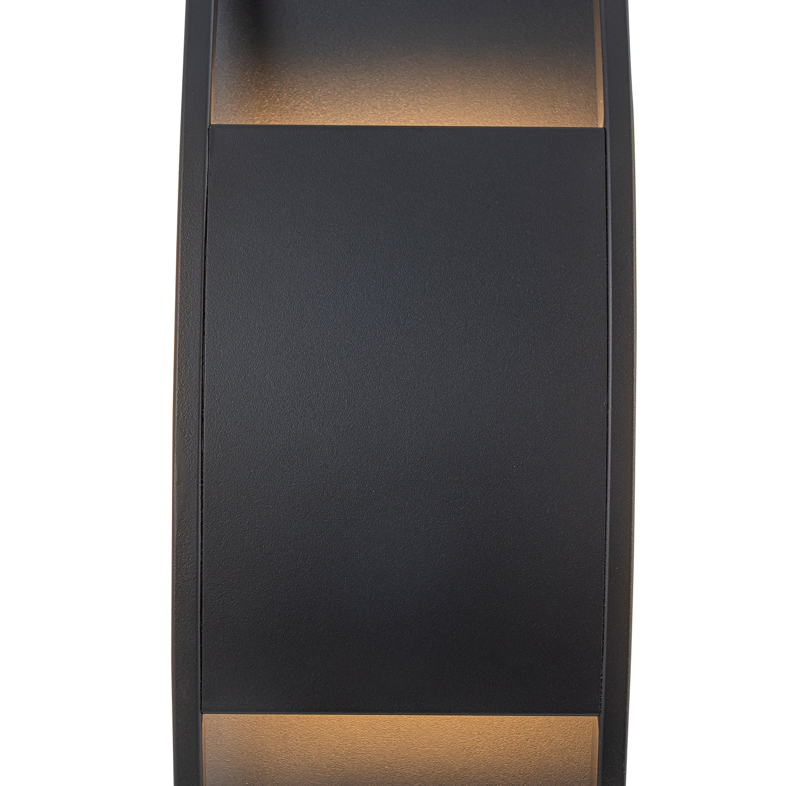 Glowlings 1-Light Modern 16"High Black IP54 Arched Integrated LED Outdoor Wall Sconce