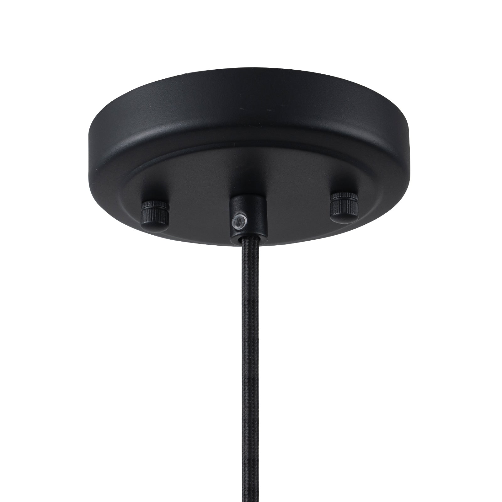 Glowlings 1-Light Modern 11"Wide Green/Black Small Dome Pendant Light