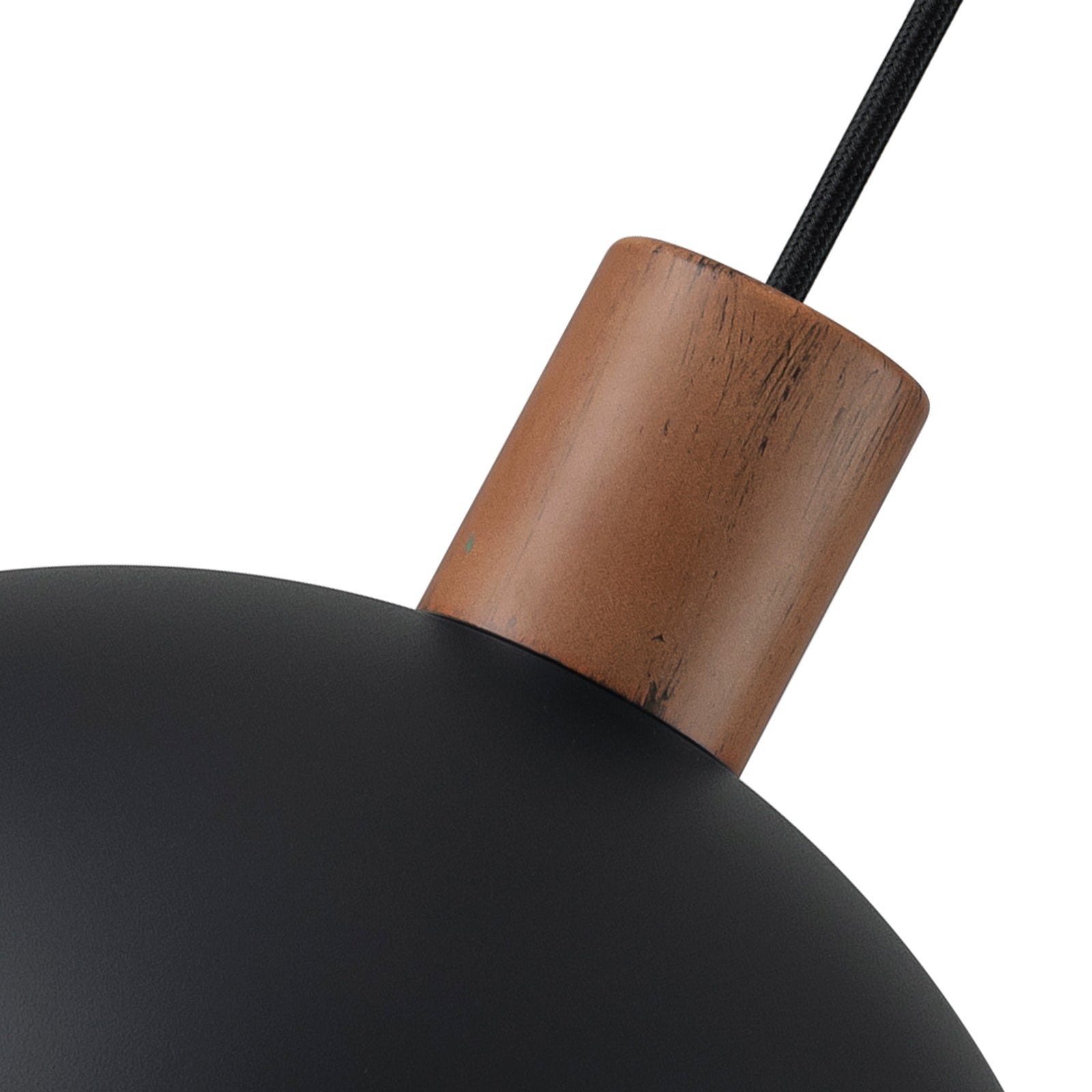 Glowlings 1-Light Modern 11"Wide Green/Black Small Dome Pendant Light