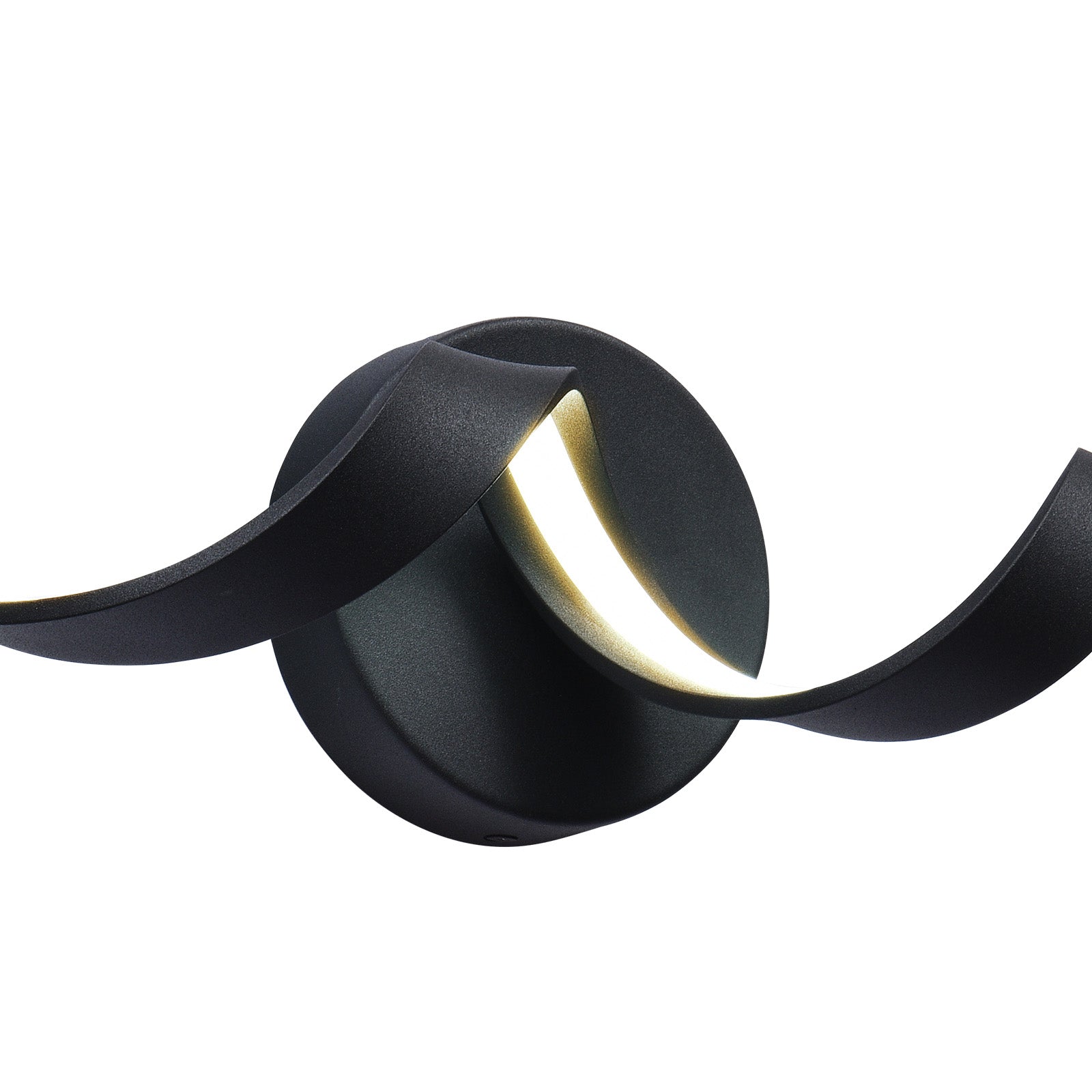 Glowlings 1-Light Modern Dimmable Spiral Design LED Vanity Light for Bathroom Living Room