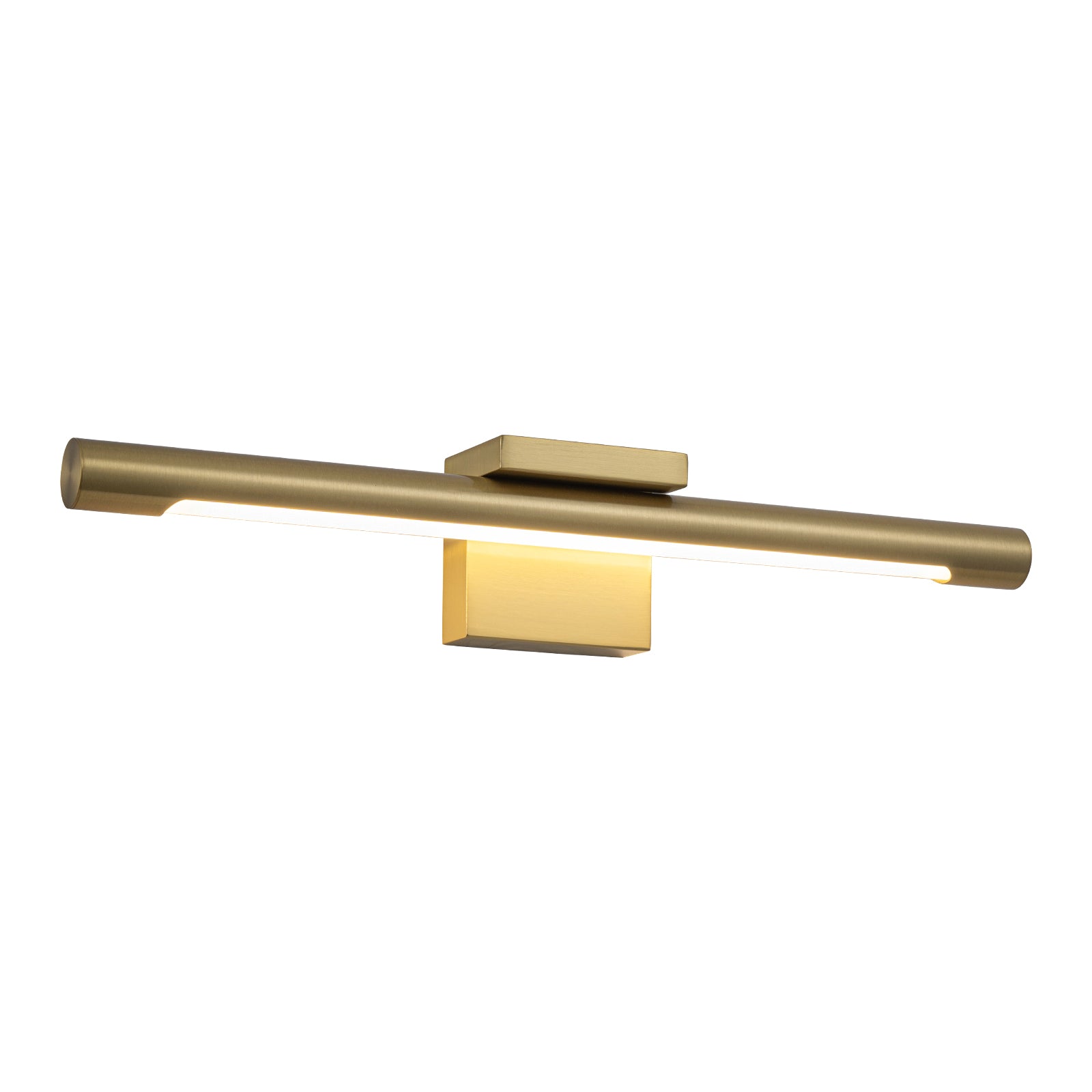 Glowlings 1-Light Modern 24"Wide Gold Copper LED Wall Sconce Picture Light
