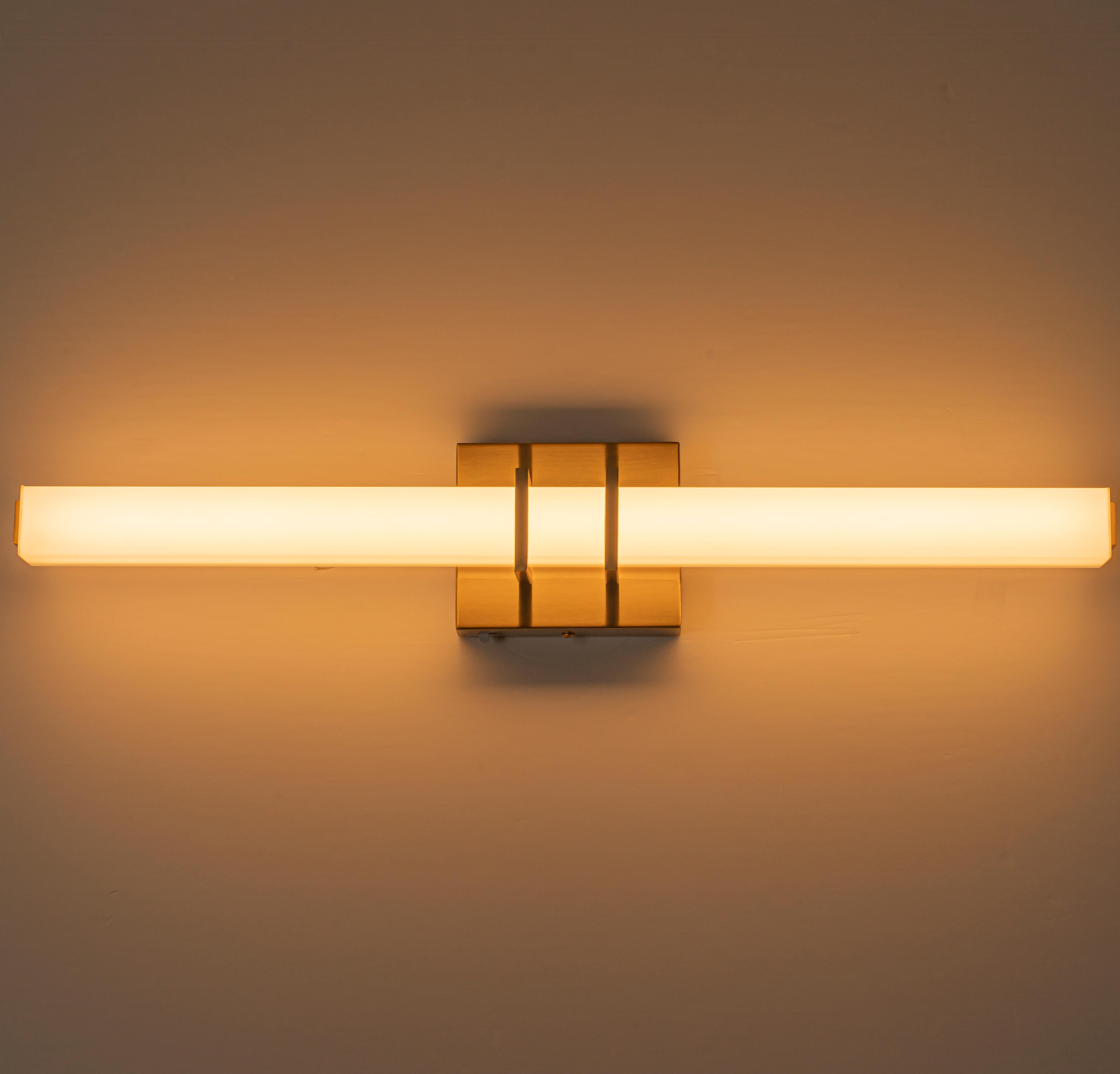 Glowlings 1-Light Modern 24"Wide 3000/4500/6000K Linear Wall Sconce Bathroom Vanity Light with 3CCT