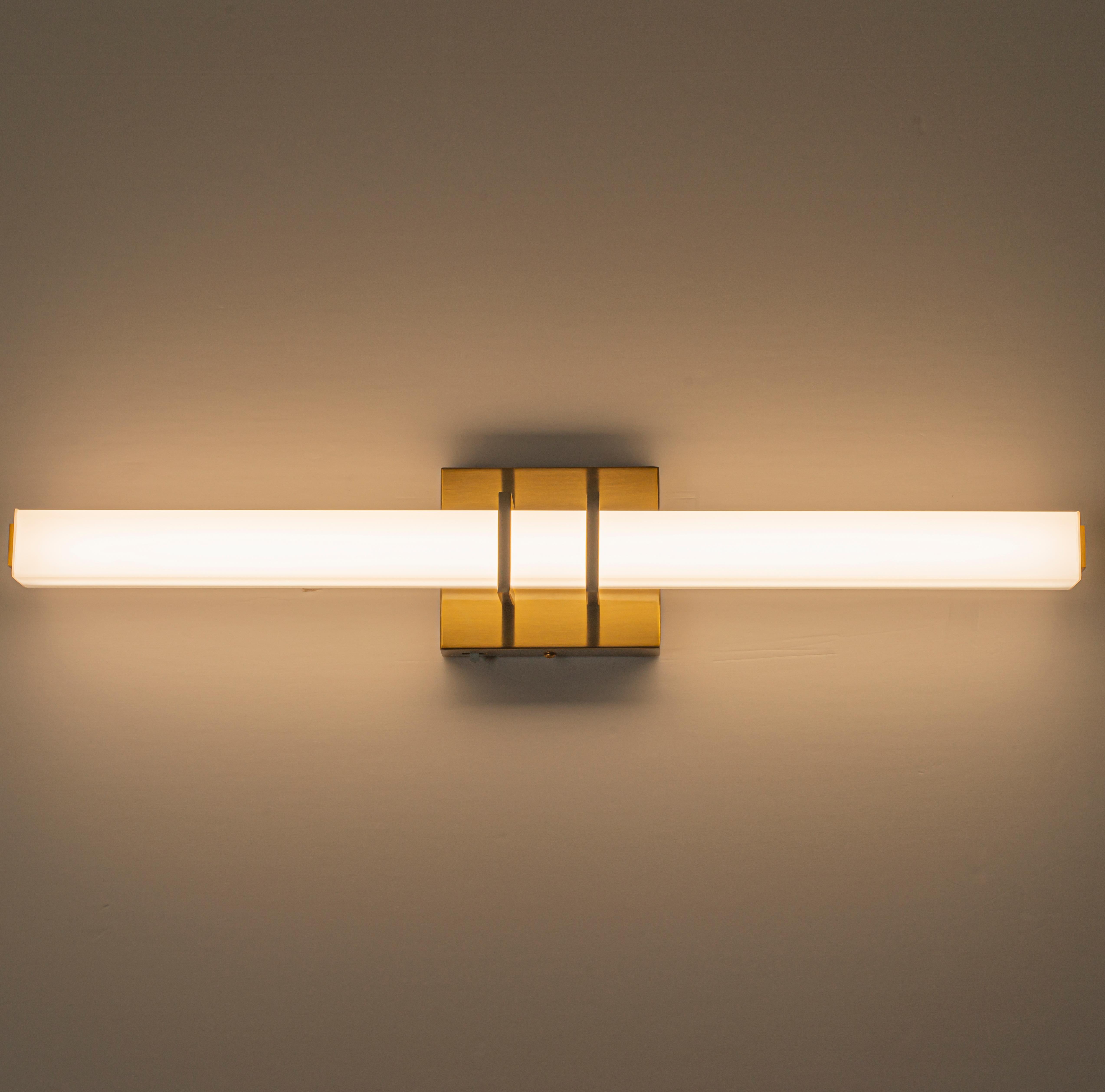 Glowlings 1-Light Modern 24"Wide 3000/4500/6000K Linear Wall Sconce Bathroom Vanity Light with 3CCT