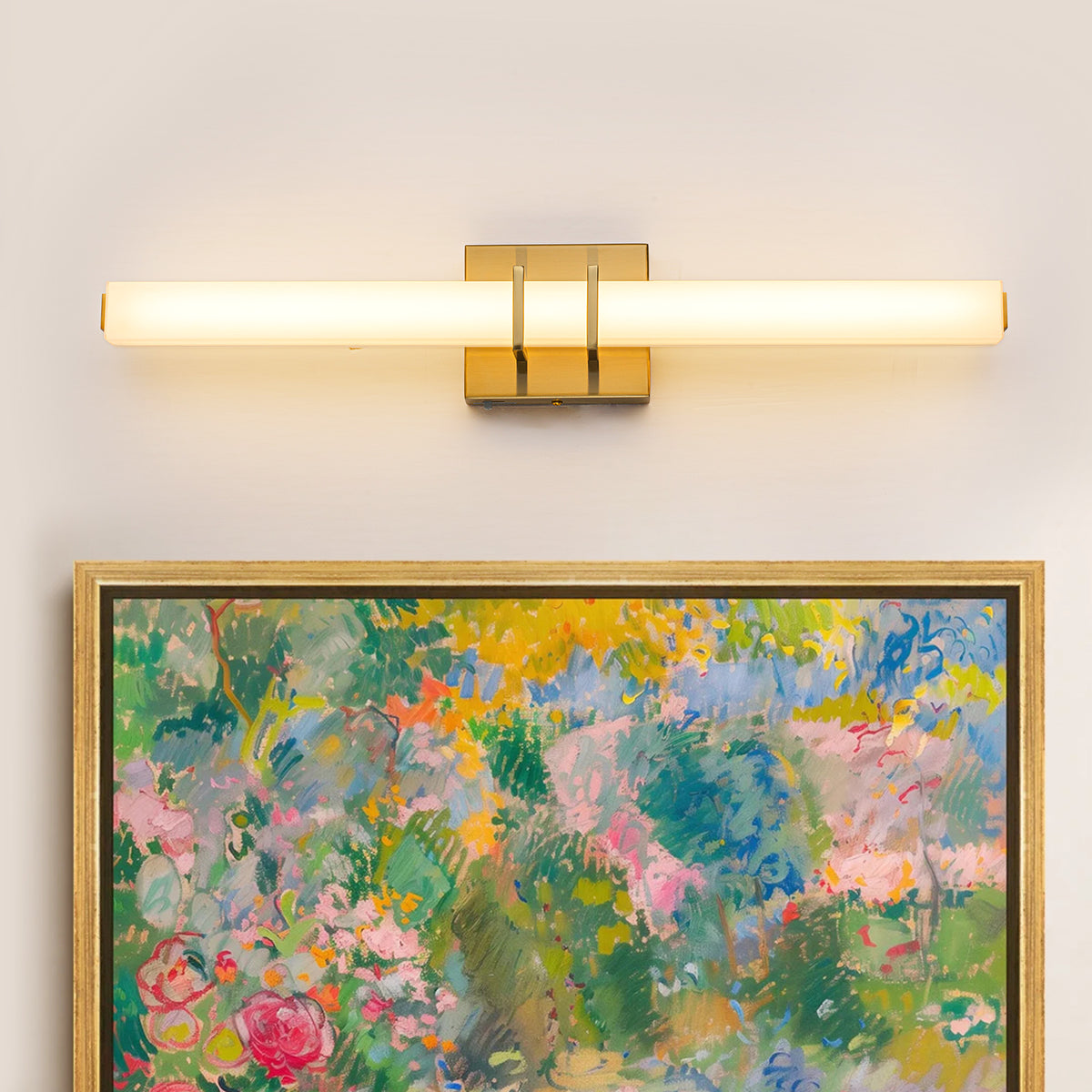 Glowlings 1-Light Modern 24"Wide 3000/4500/6000K Linear Wall Sconce Bathroom Vanity Light with 3CCT