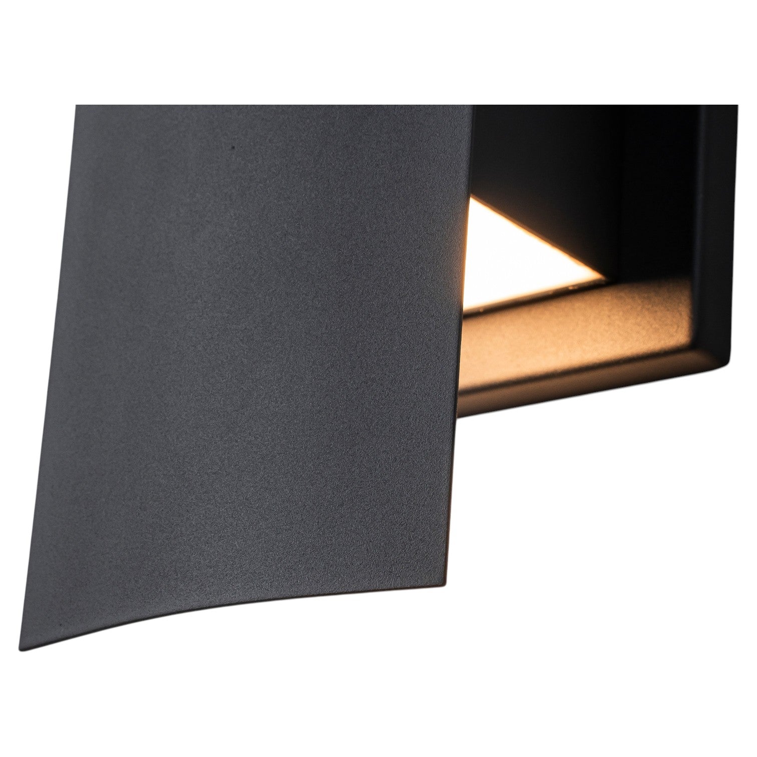 Glowlings 1-Light Modern 20"High IP54 Textured Black Up & Down LED Outdoor Wall Sconce