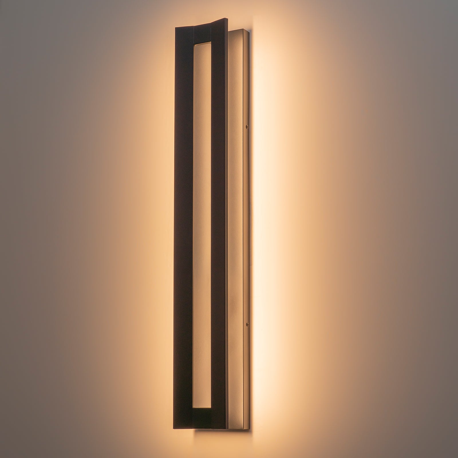 Glowlings 1-Light Modern 32"High Large Linear IP54 Outdoor LED Vertical Wall Sconce