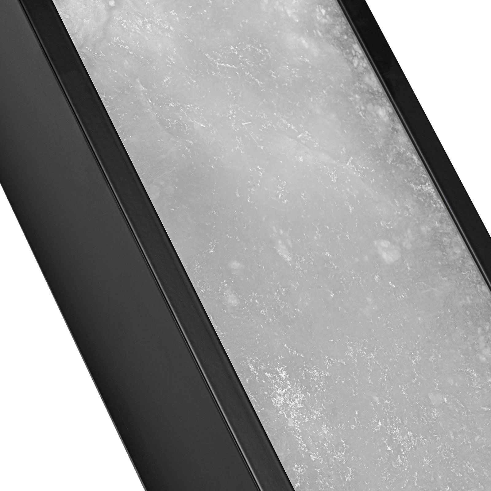 Glowlings 1-flammige, moderne 24" breite LED-Deckenleuchte aus Alabaster-Marmor