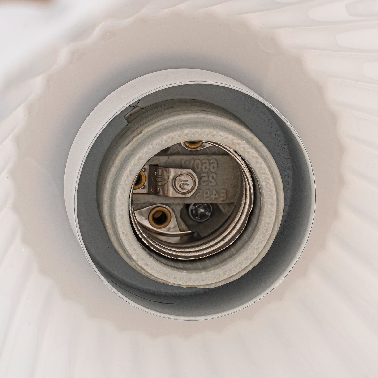 Glowlings 1-Light Modern Opal Glass Cone Flower Flush Mount Ceiling Light