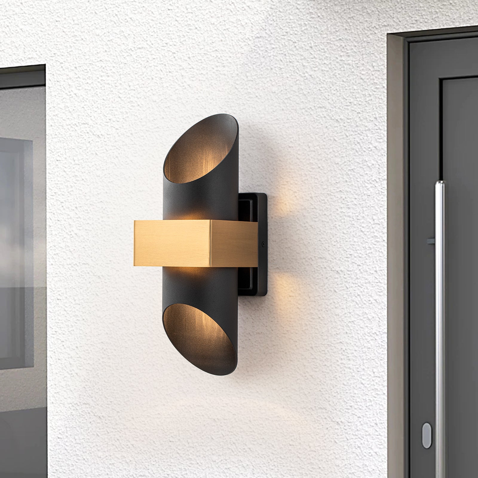 Directional shop wall sconce