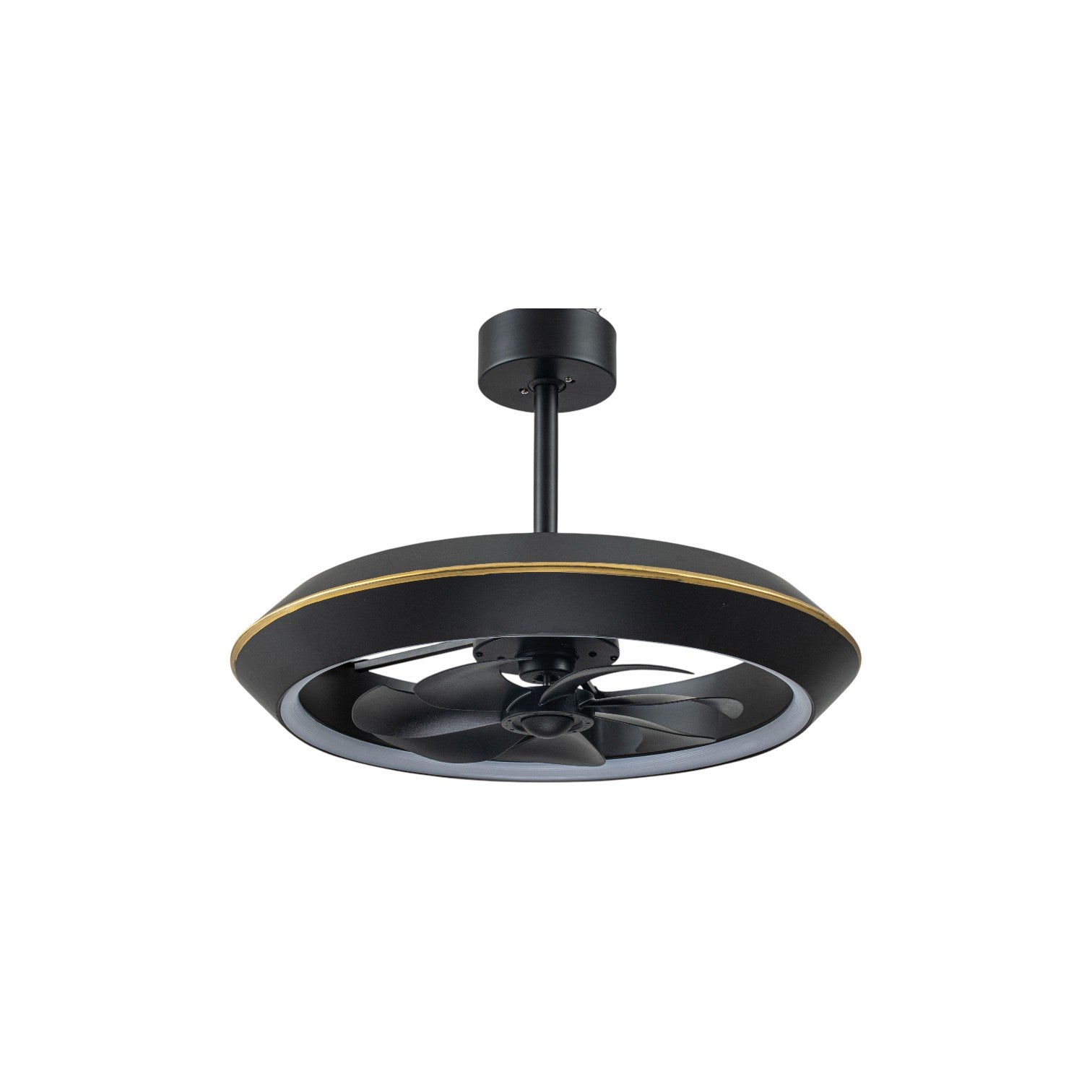 Glowlings 1-Light Modern Stepless Dimming Ring LED Ceiling Fan with Light Remote Control