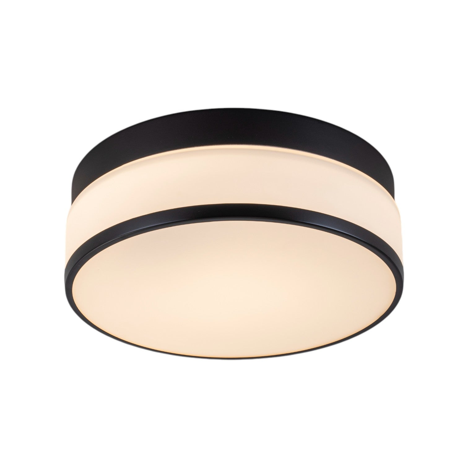Glowlings 1-Light Modern 11"Wide Round Opal Glass LED Flush Mount with 5-CCT Selectable Switch