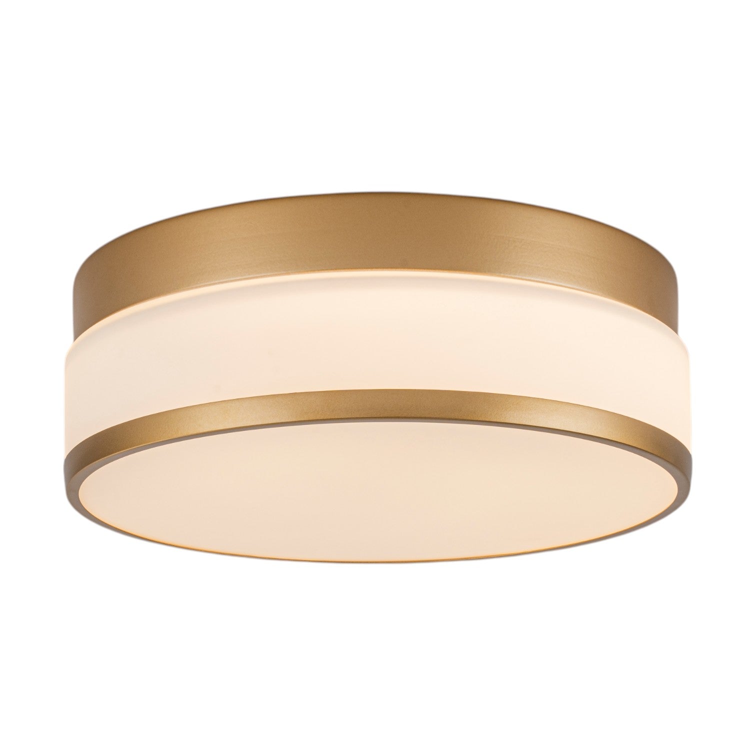 Glowlings 1-Light Modern 11"Wide Round Opal Glass LED Flush Mount with 5-CCT Selectable Switch