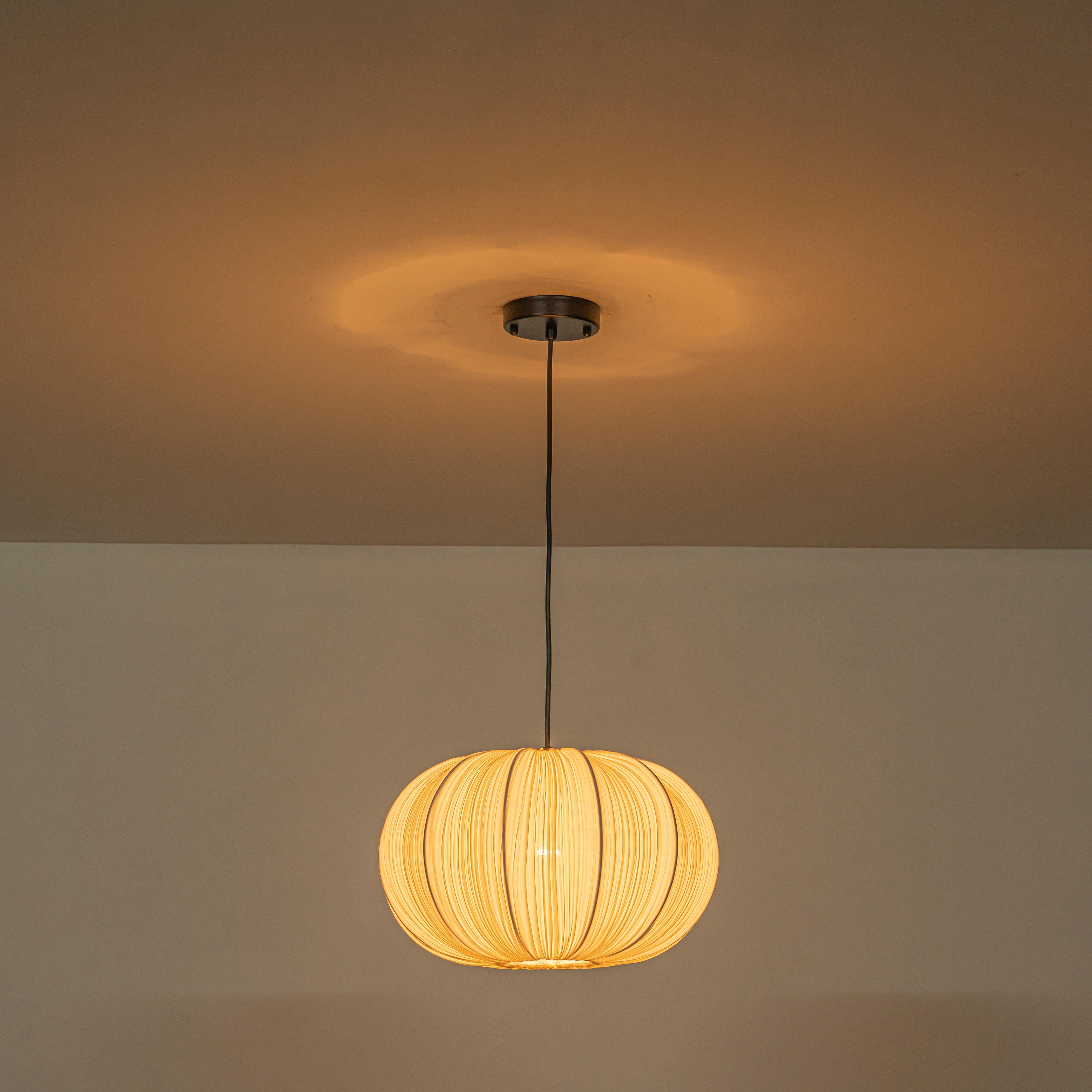 Glowlings 1-Light Vintage 16"Wide Pleated White Fabric Shade Chandelier