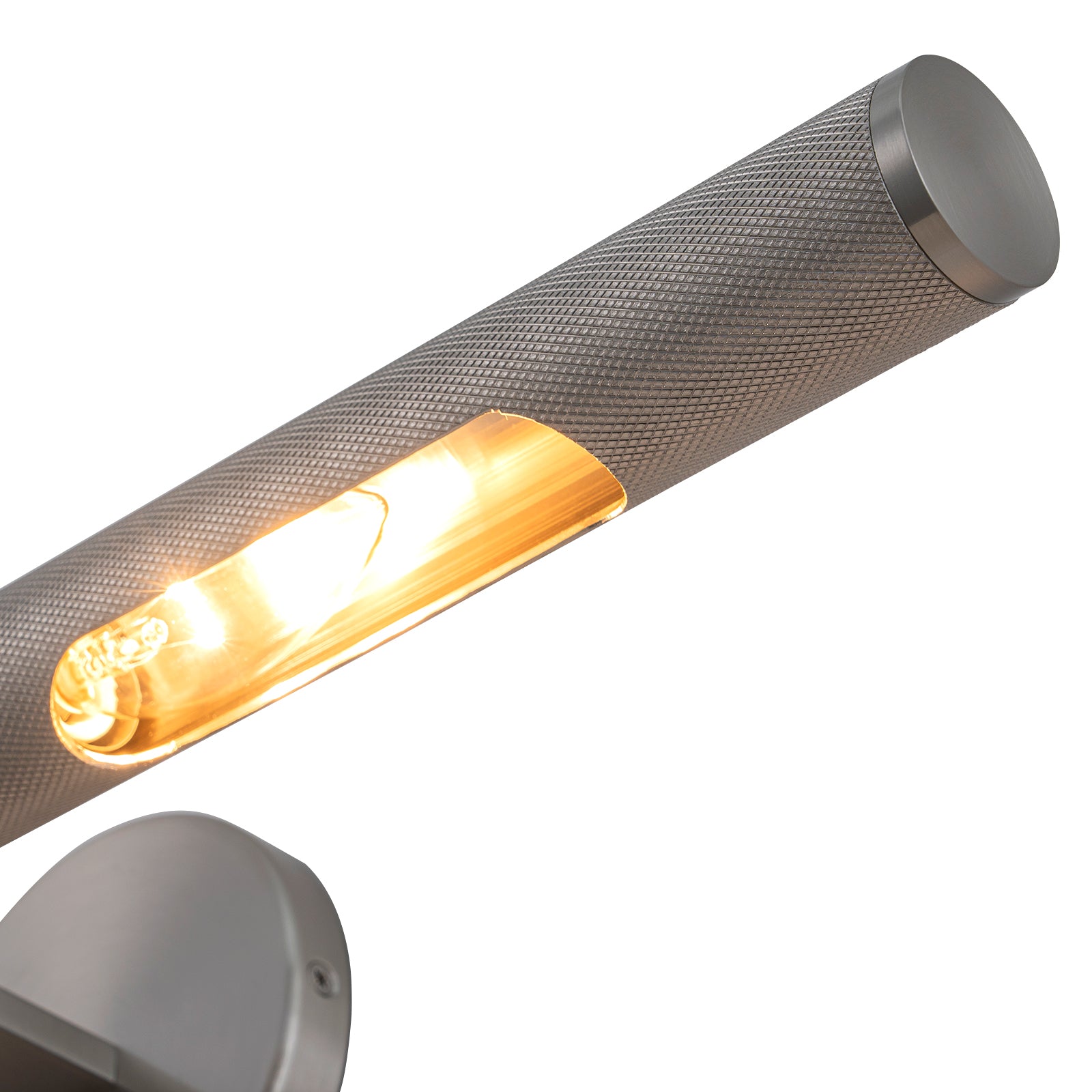 Glowlings 2-Light Modern 24"Wide Knurling Texture Antique Linear Picture Light Wall Sconce