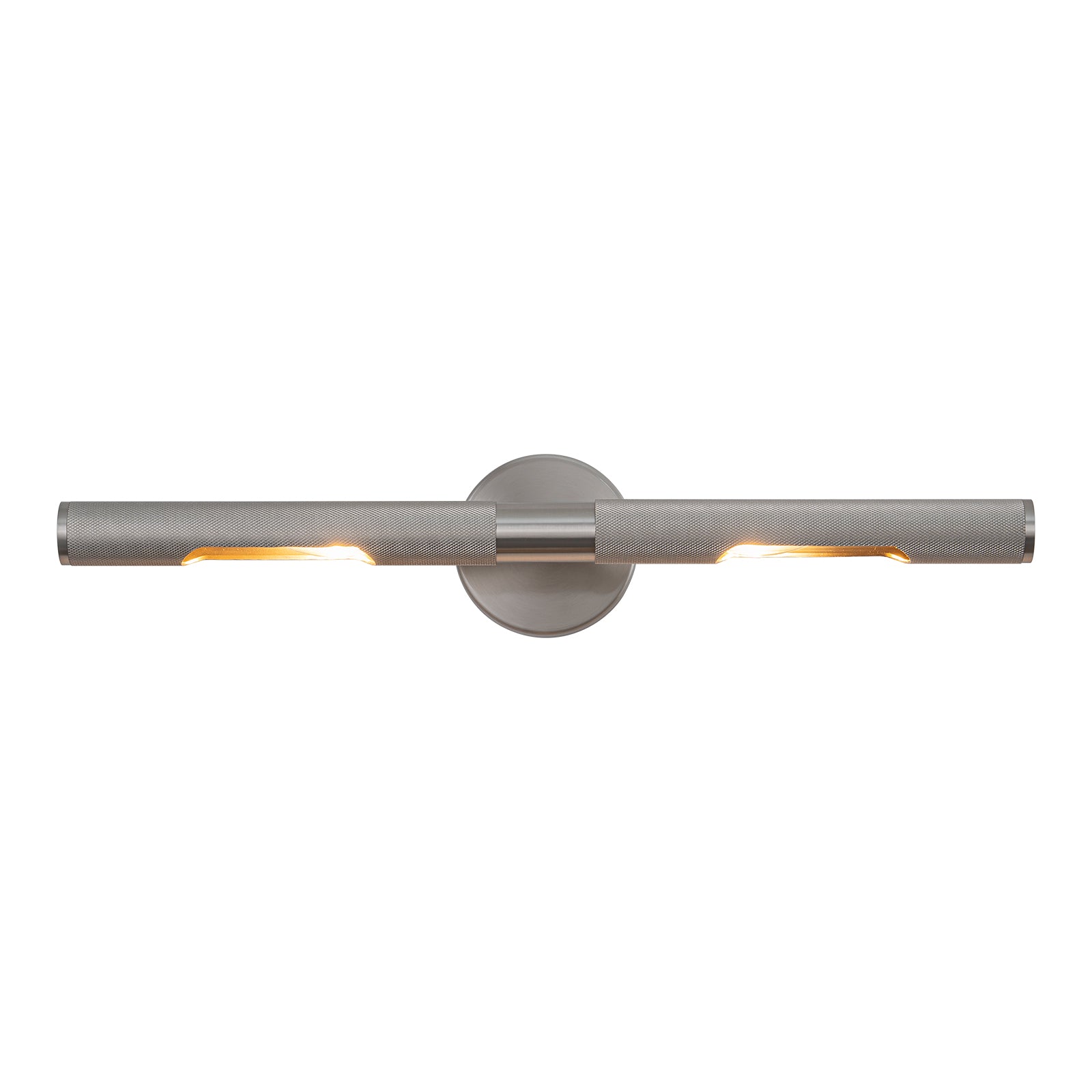 Glowlings 2-Light Modern 24"Wide Knurling Texture Antique Linear Picture Light Wall Sconce