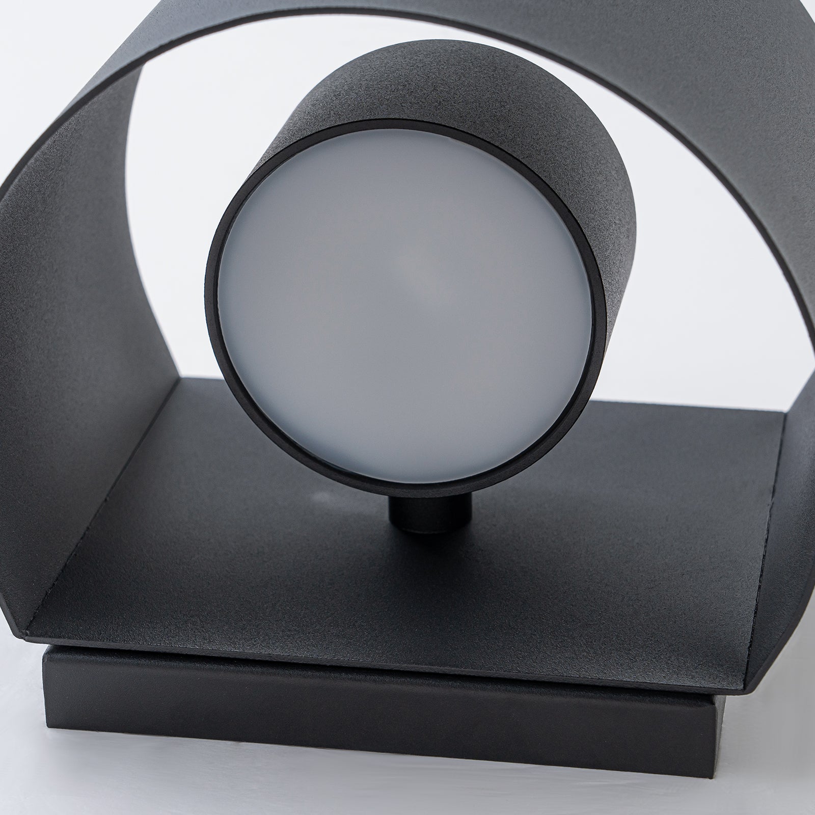Glowlings 2-Light Modern 5"High Matte Black IP54 Cylinder Small LED Outdoor Wall Sconce