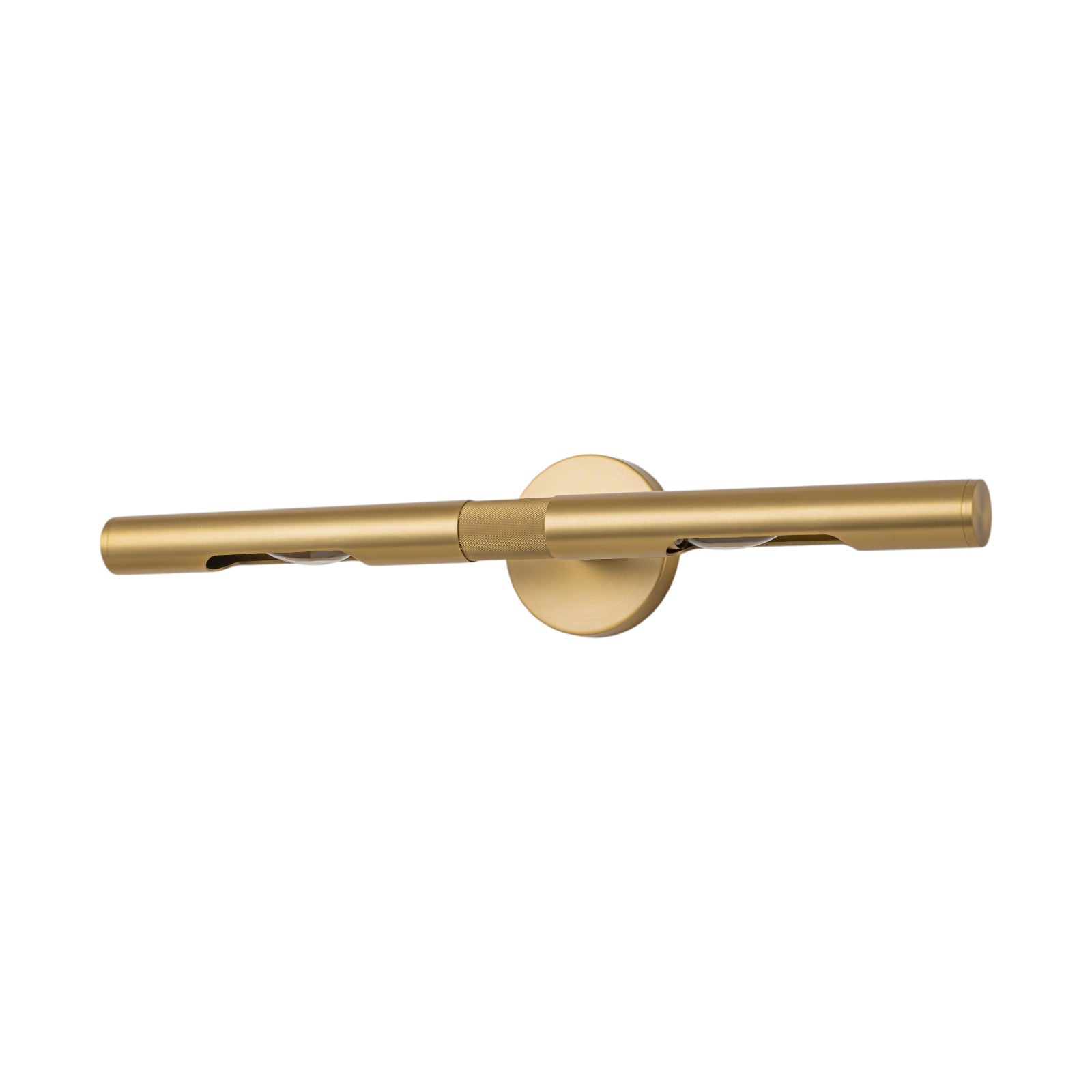 Glowlings 2-Light Modern 360° Rotated Brushed Brass Linear Wall Sconce Picture Light