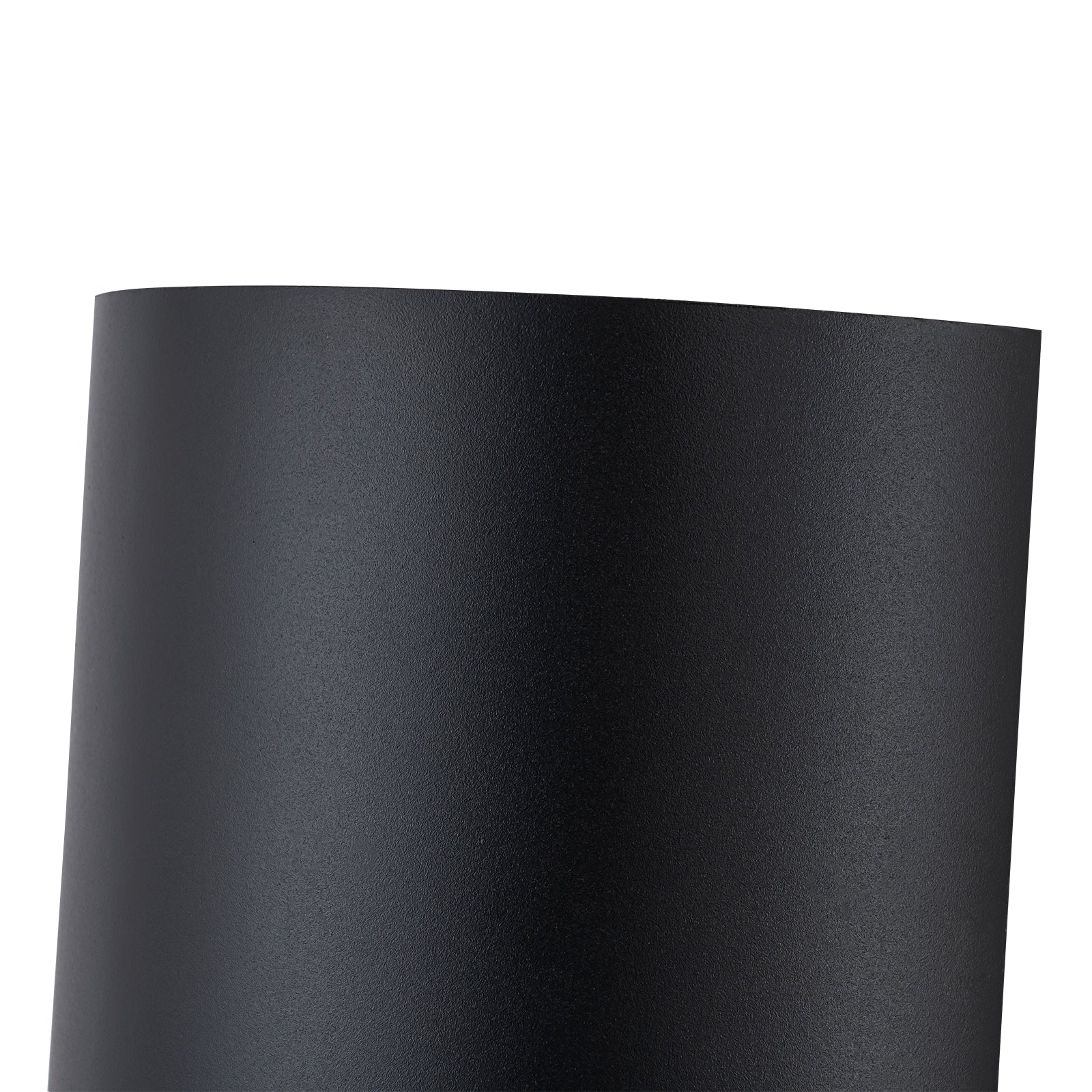 Glowlings 2-Light Modern 9"High Black Curved LED Outdoor Wall Sconce