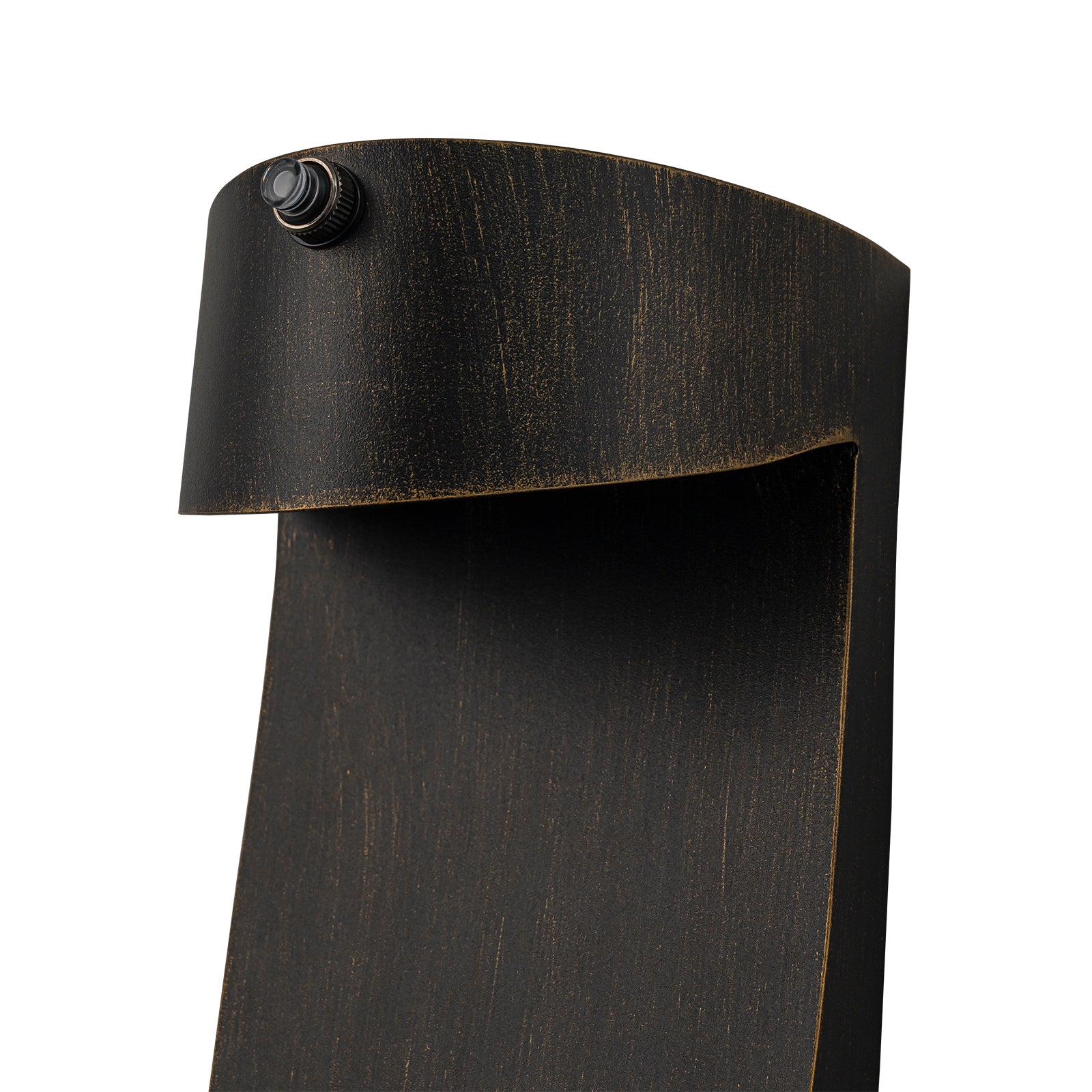 Glowlings 2-Light Modern 15"High Dusk to Dawn Sensor Matte Black IP54 LED Outdoor Wall Sconce