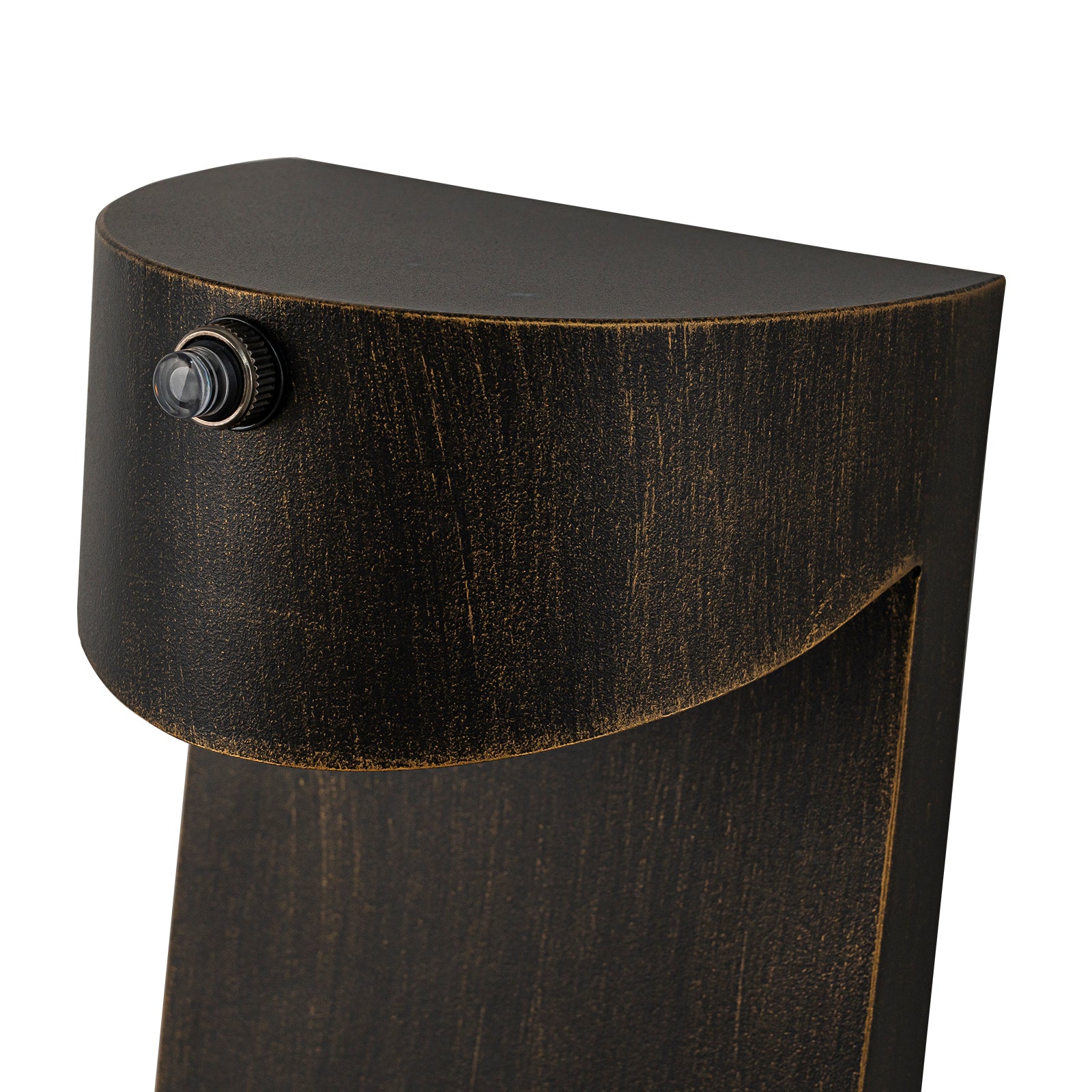 Glowlings 2-Light Modern 15"High Dusk to Dawn Sensor Matte Black IP54 LED Outdoor Wall Sconce