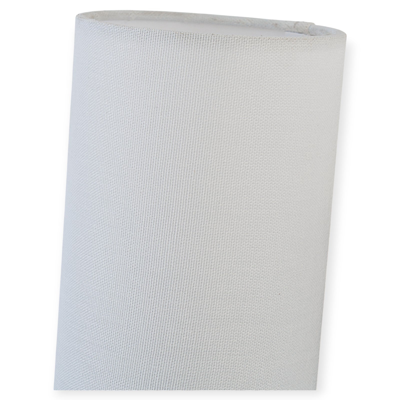 Glowlings Modern 2-Light Fabric Matte Black Cylinder Linen Wall Sconce