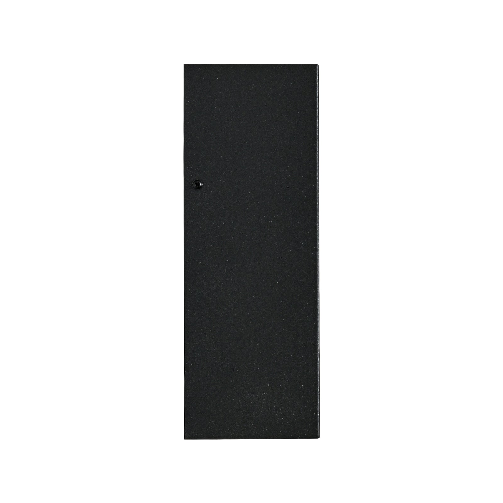 Glowlings 2-flammige, moderne, 27,9 cm hohe, integrierte, mattschwarze LED-Wandleuchte für den Außenbereich