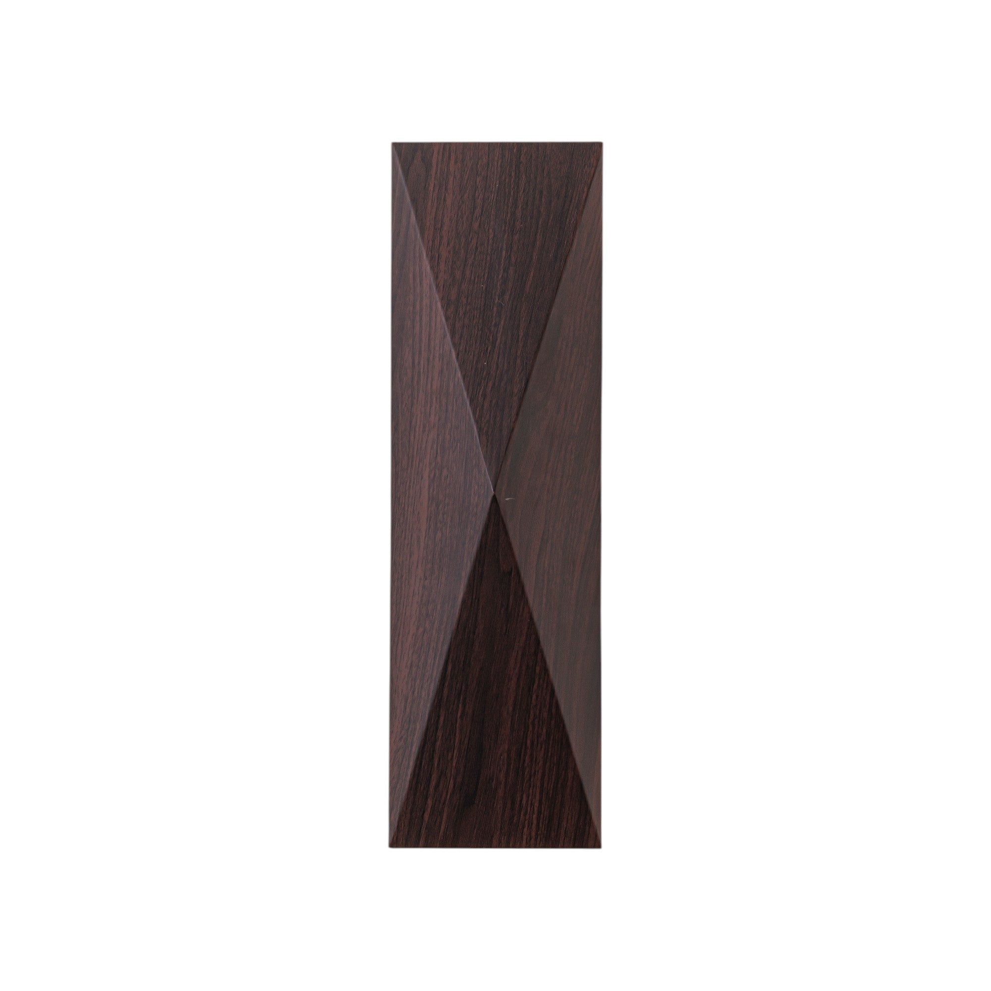 Glowlings 2-Light Modern IP54 Waterproof 3000K Dimmable Walnut Wood Finish LED Outdoor Wall Sconce
