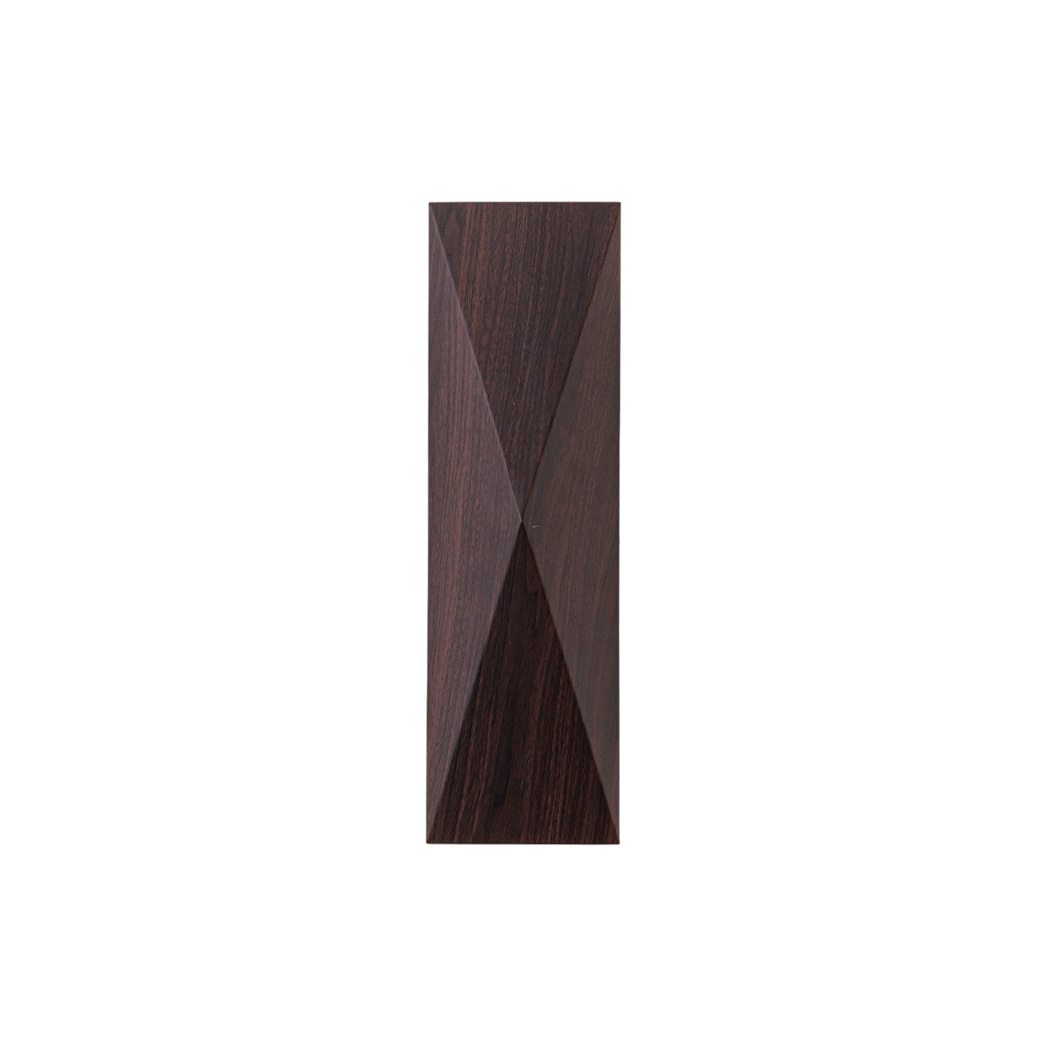 Glowlings 2-Light Modern IP54 Waterproof 3000K Dimmable Walnut Wood Finish LED Outdoor Wall Sconce